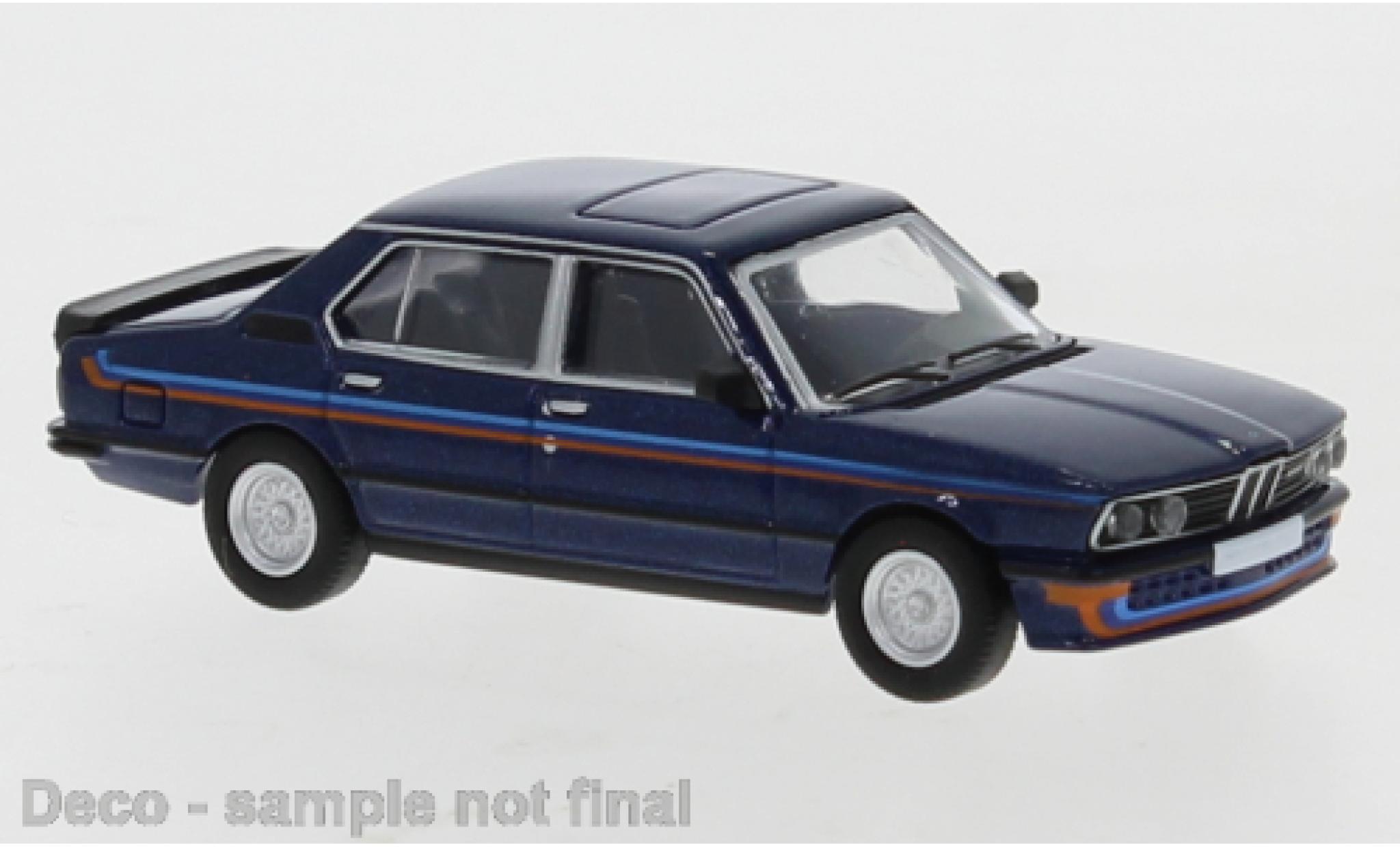Bmw M535 1/87 PCX87 i (E12) metallic blue 1980 diecast model cars