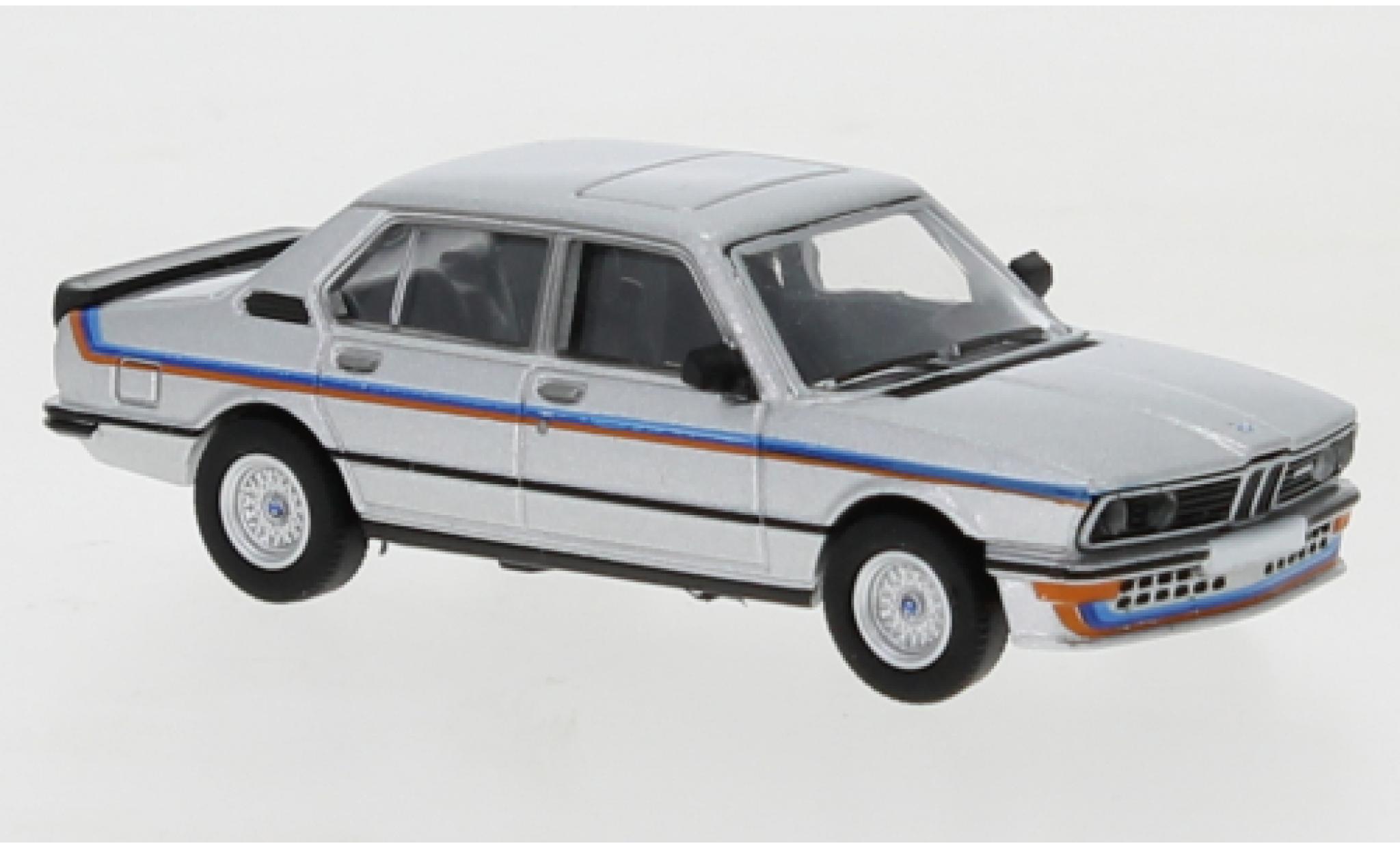 Bmw M535 1/87 PCX87 i (E12) grey/Dekor 1980 diecast model cars