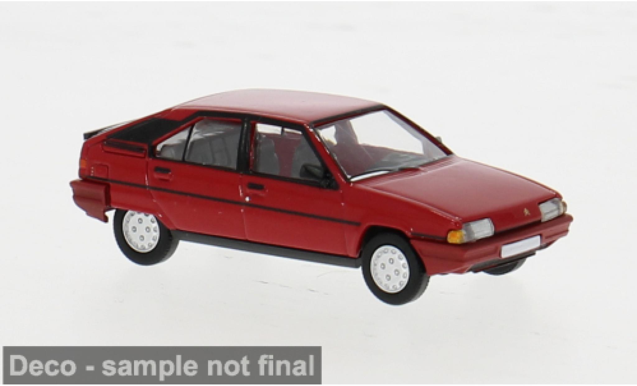 Citroen BX 1/87 PCX87 Leader red 1982 1:87 diecast model cars
