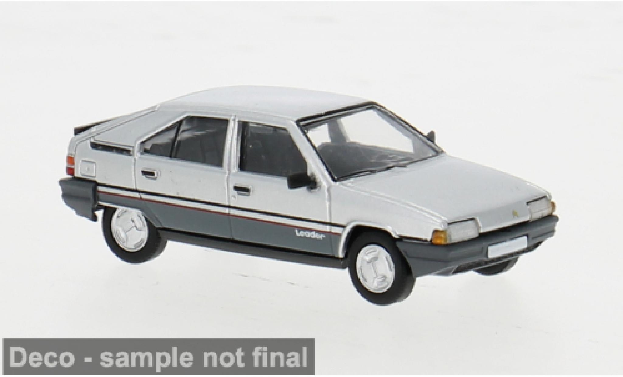 Citroen BX 1/87 PCX87 Leader silver 1982 1:87 diecast model cars
