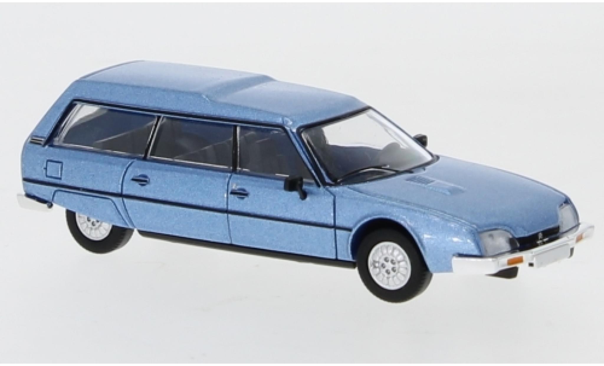 Citroen CX 1/87 PCX87 Estate metallic blue 1976 diecast model cars