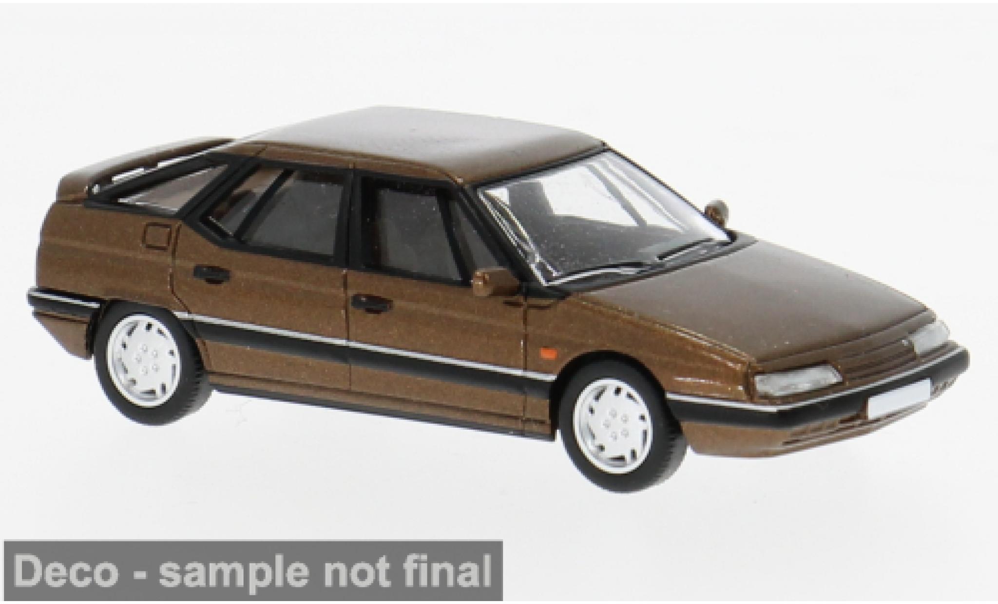 Citroen XM 1/87 PCX87 brown 1989 1:87 diecast model cars