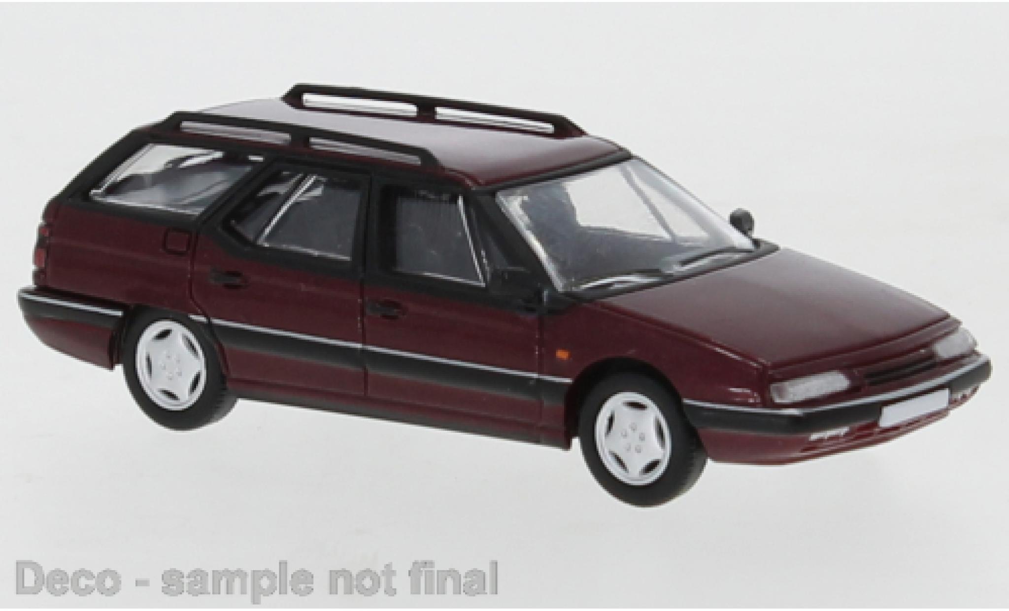 Citroen XM 1/87 PCX87 Estate metallic red 1991 exclusive avec Model Car World diecast model cars