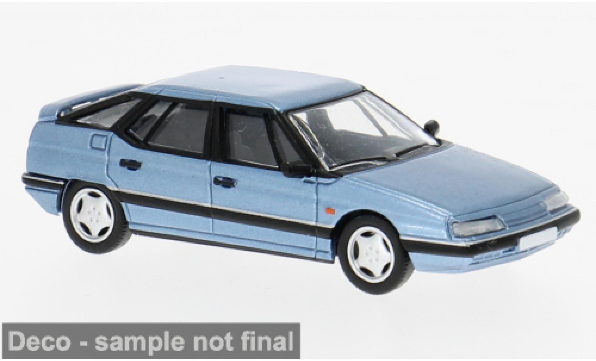 Citroen XM 1/87 PCX87 blue 1989 1:87 diecast model cars
