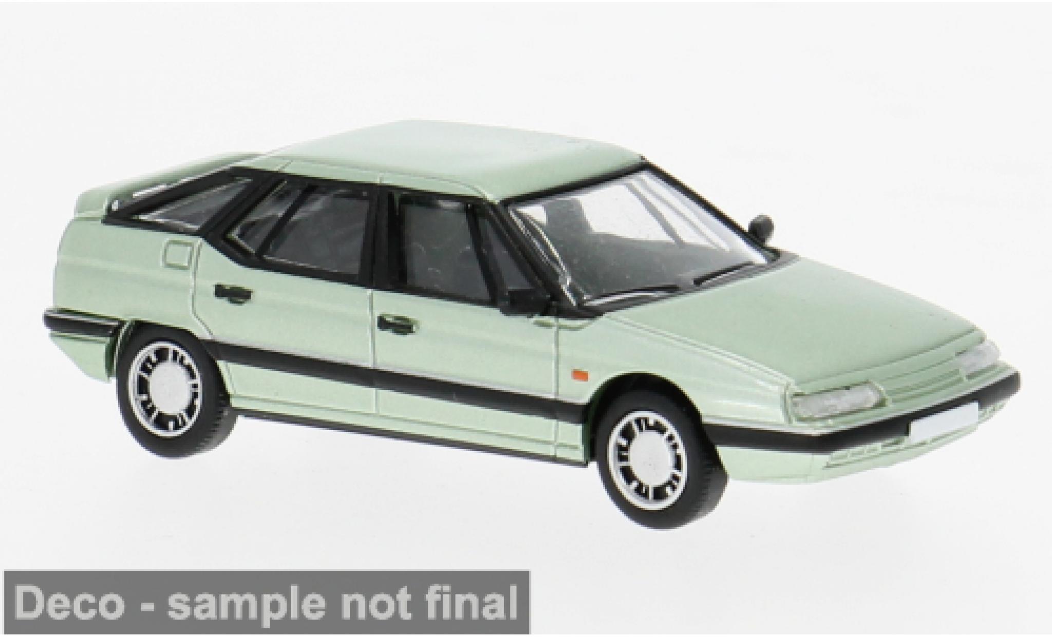 Citroen XM 1/87 PCX87 green 1989 1:87 diecast model cars