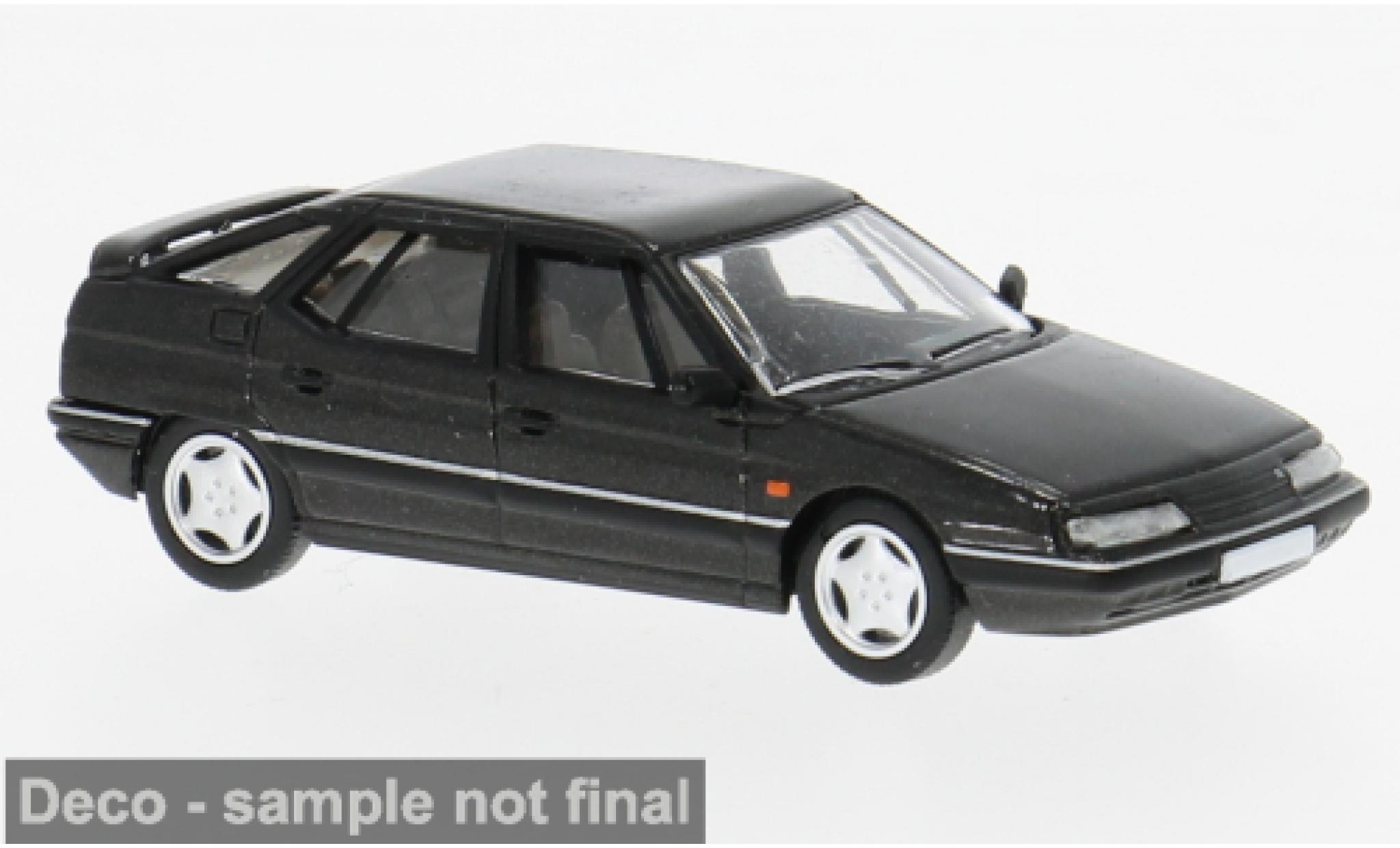 Citroen XM 1/87 PCX87 black 1989 1:87 diecast model cars