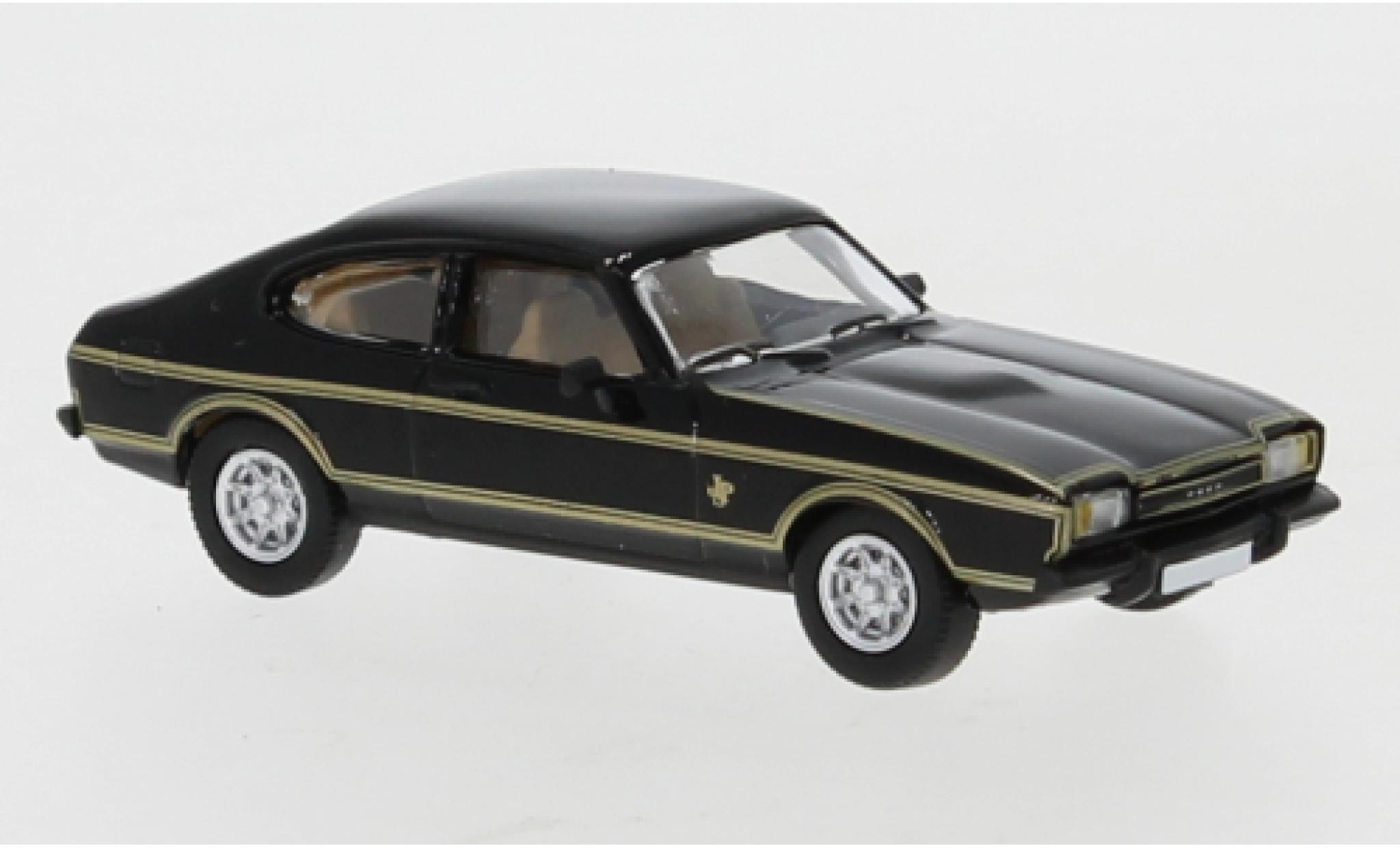 Ford Capri 1/87 PCX87 MK II black/Dekor 1974 diecast model cars
