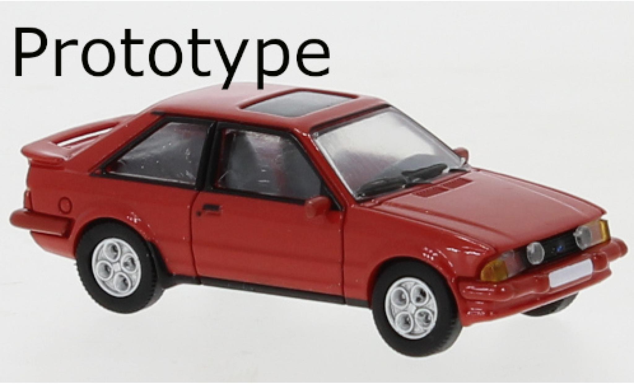 Ford Escort 1/87 PCX87 MK III XR3 red 1981 diecast model cars