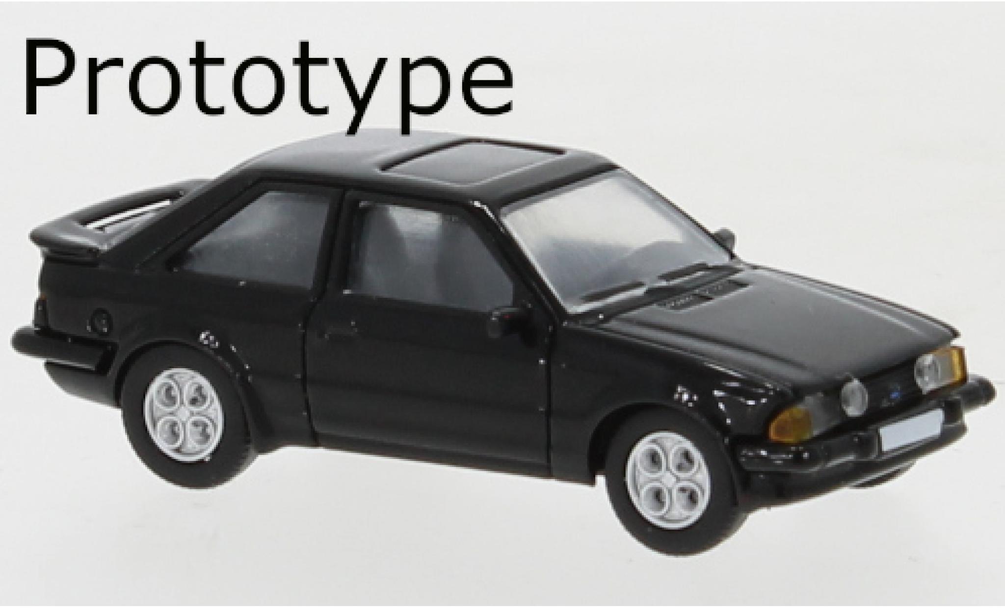 Ford Escort 1/87 PCX87 MK III XR3 black 1981 diecast model cars