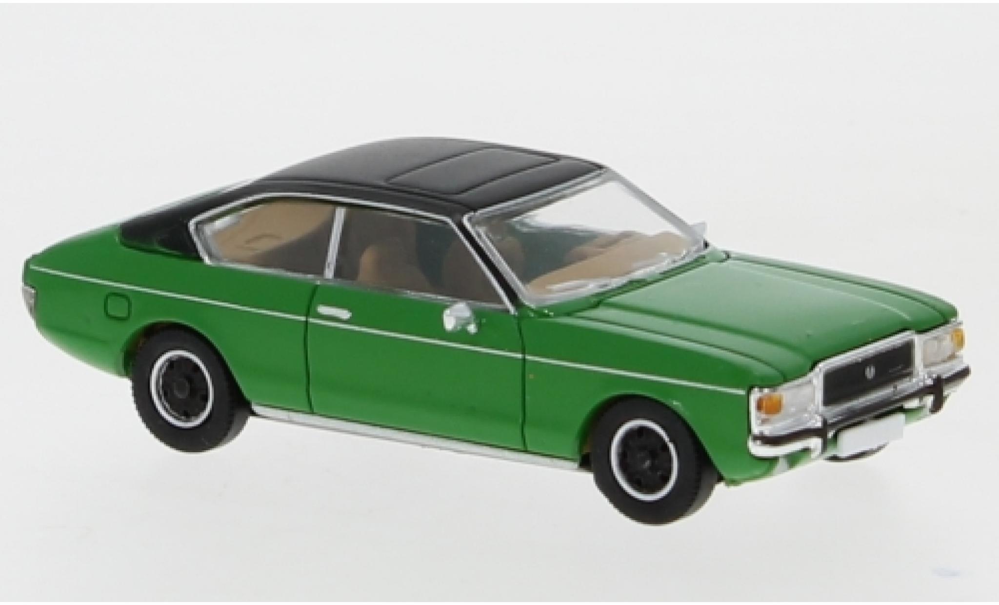 Ford Granada 1/87 PCX87 MK I Coupe green/matt-black 1974 diecast model cars