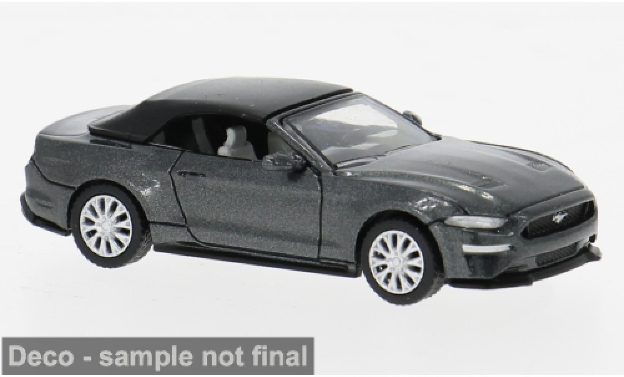 Ford Mustang 1/87 PCX87 VI Convertible grey 2020 1:87 diecast model cars