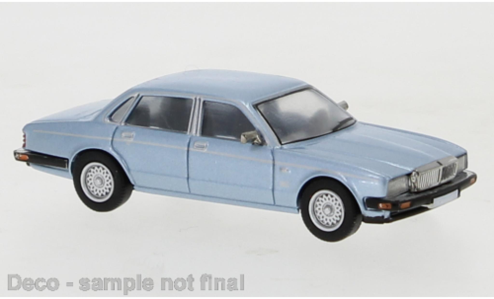 Jaguar XJ 1/87 PCX87 40 metallic blue 1986 diecast model cars