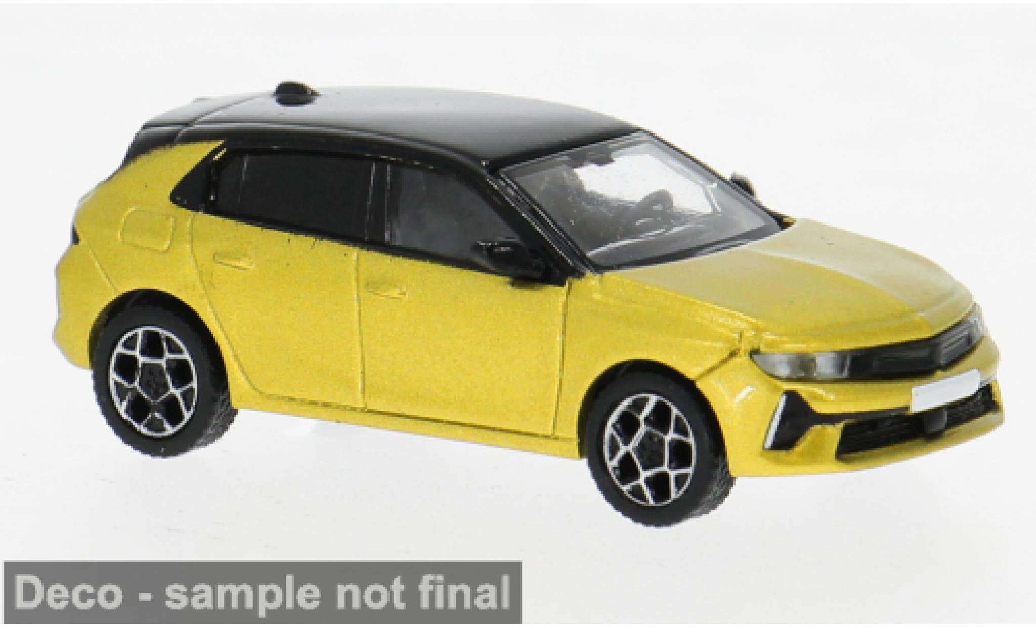 Opel Astra 1/87 PCX87 L yellow/black 2021 1:87 diecast model cars