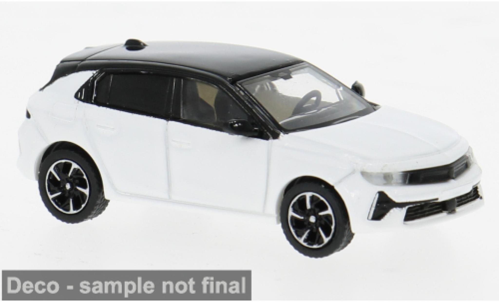 Opel Astra 1/87 PCX87 L white/black 2021 1:87 diecast model cars
