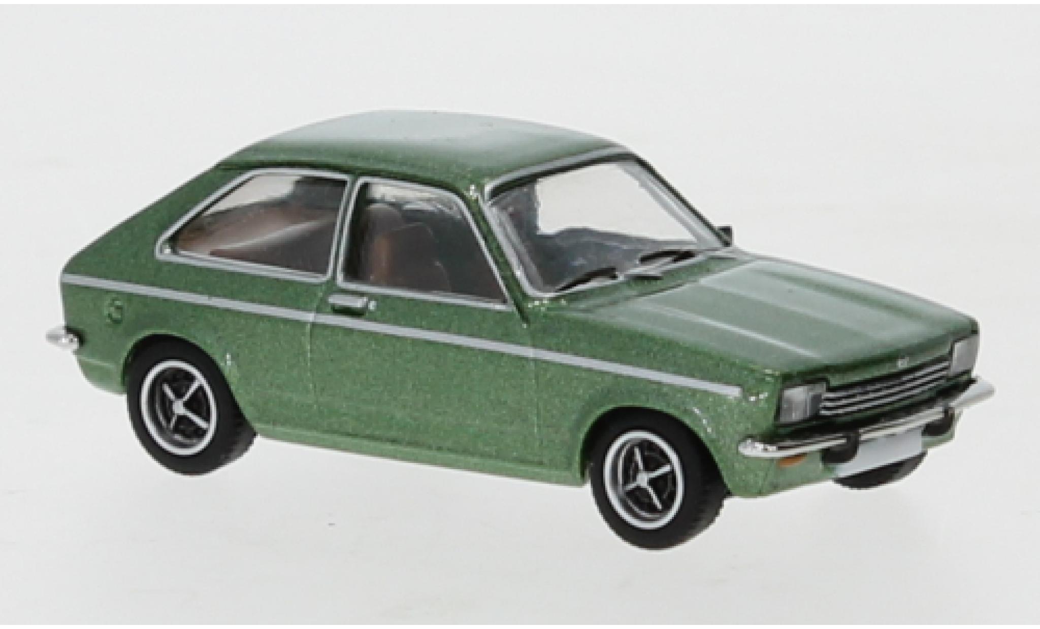 Opel Kadett 1/87 PCX87 C City metallic green 1975 diecast model cars