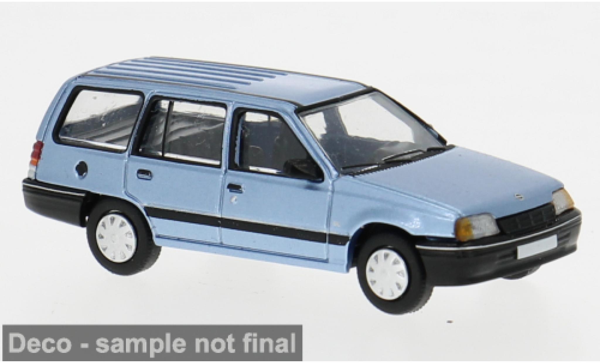 Opel Kadett 1/87 PCX87 E Caravan blue 1989 1:87 diecast model cars