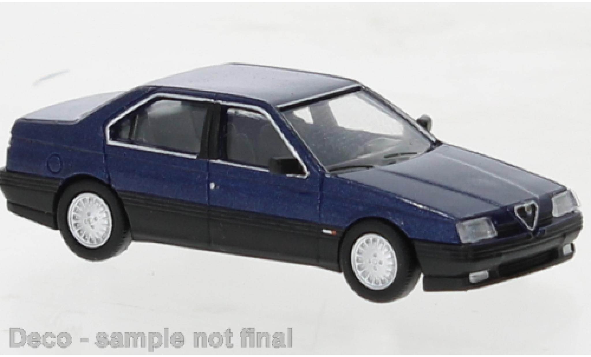 Alfa Romeo 164 1/87 PCX87 metallise blue fonc&eacute; 1987 diecast model cars
