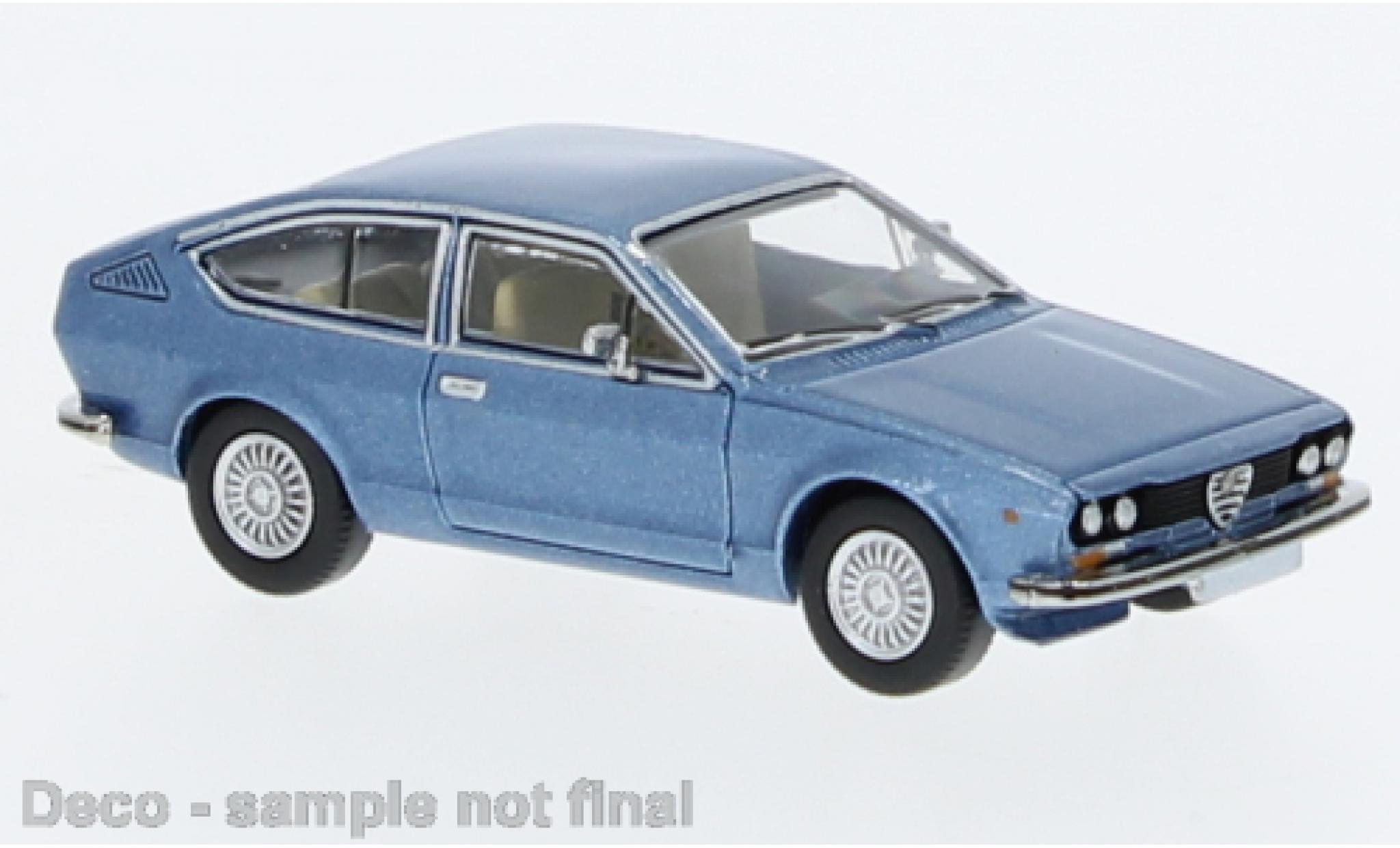 Alfa Romeo Alfetta 1/87 PCX87 GT metallise blue 1974 diecast model cars