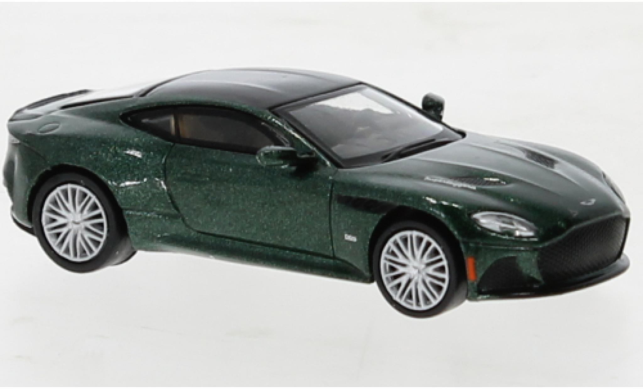Aston Martin DBS 1/87 PCX87 Superleggera metallise green fonc&eacute; 2019 diecast model cars