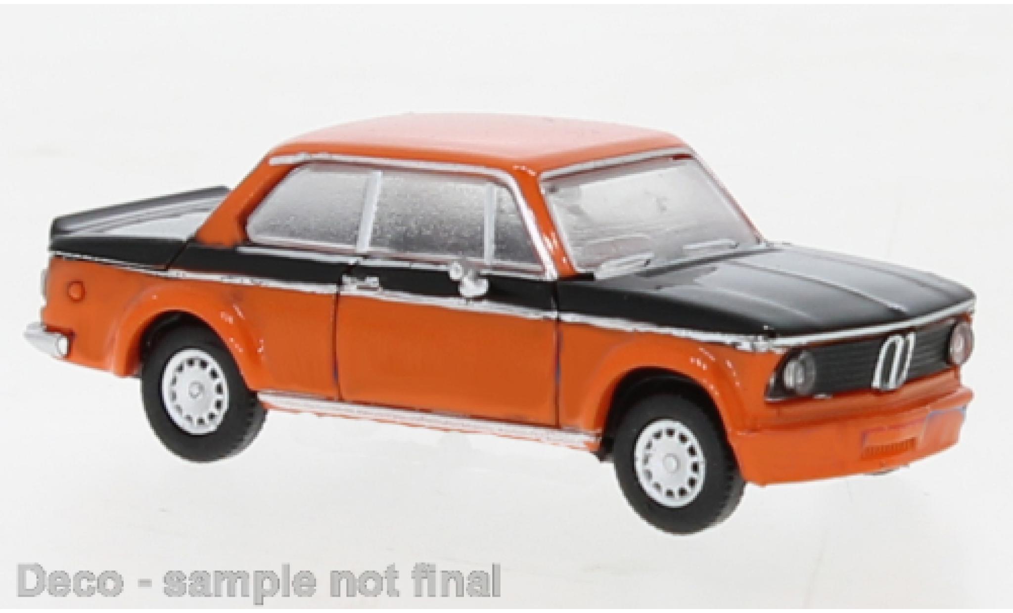 Bmw 2002 1/87 PCX87 turbo orange/matte-black 1973 diecast model cars