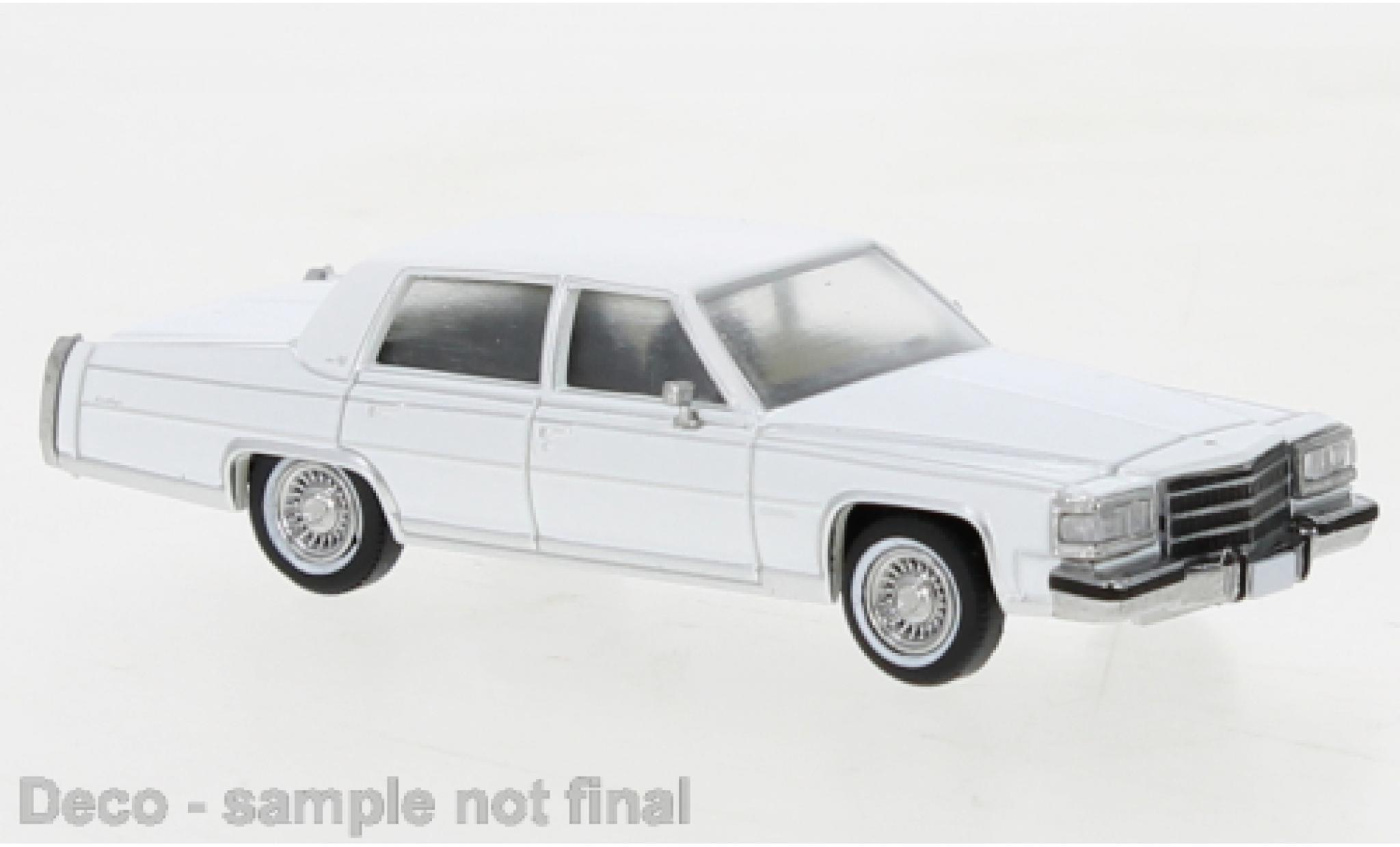 Cadillac Fleetwood 1/87 PCX87 Brougham white 1982 diecast model cars