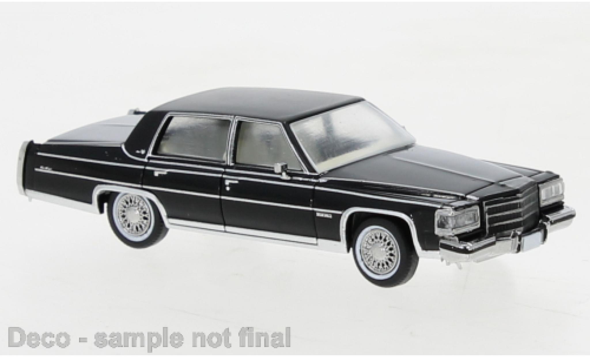 Cadillac Fleetwood 1/87 PCX87 Brougham black 1982 diecast model cars