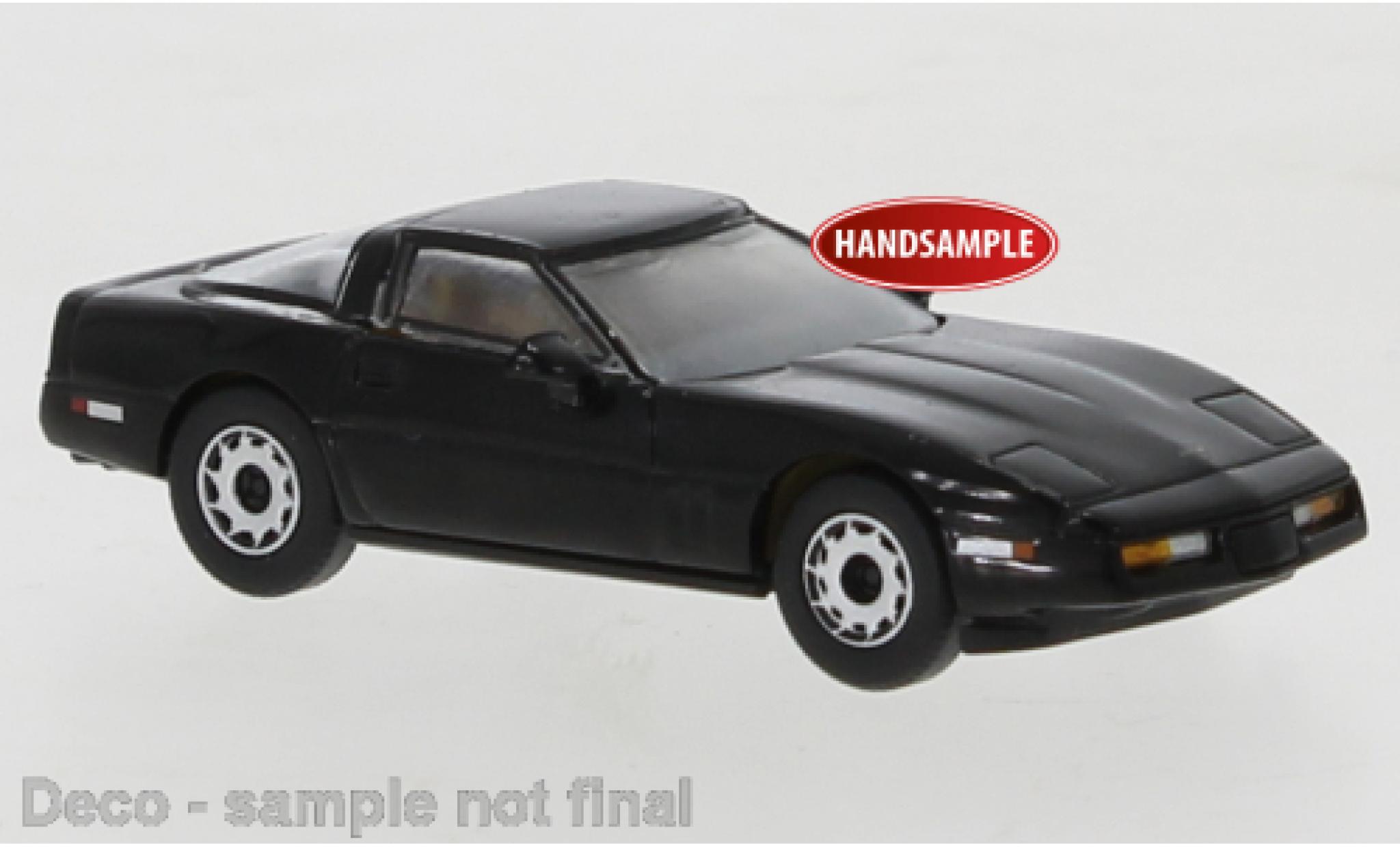 Chevrolet Corvette 1/87 PCX87 C4 black 1984 diecast model cars