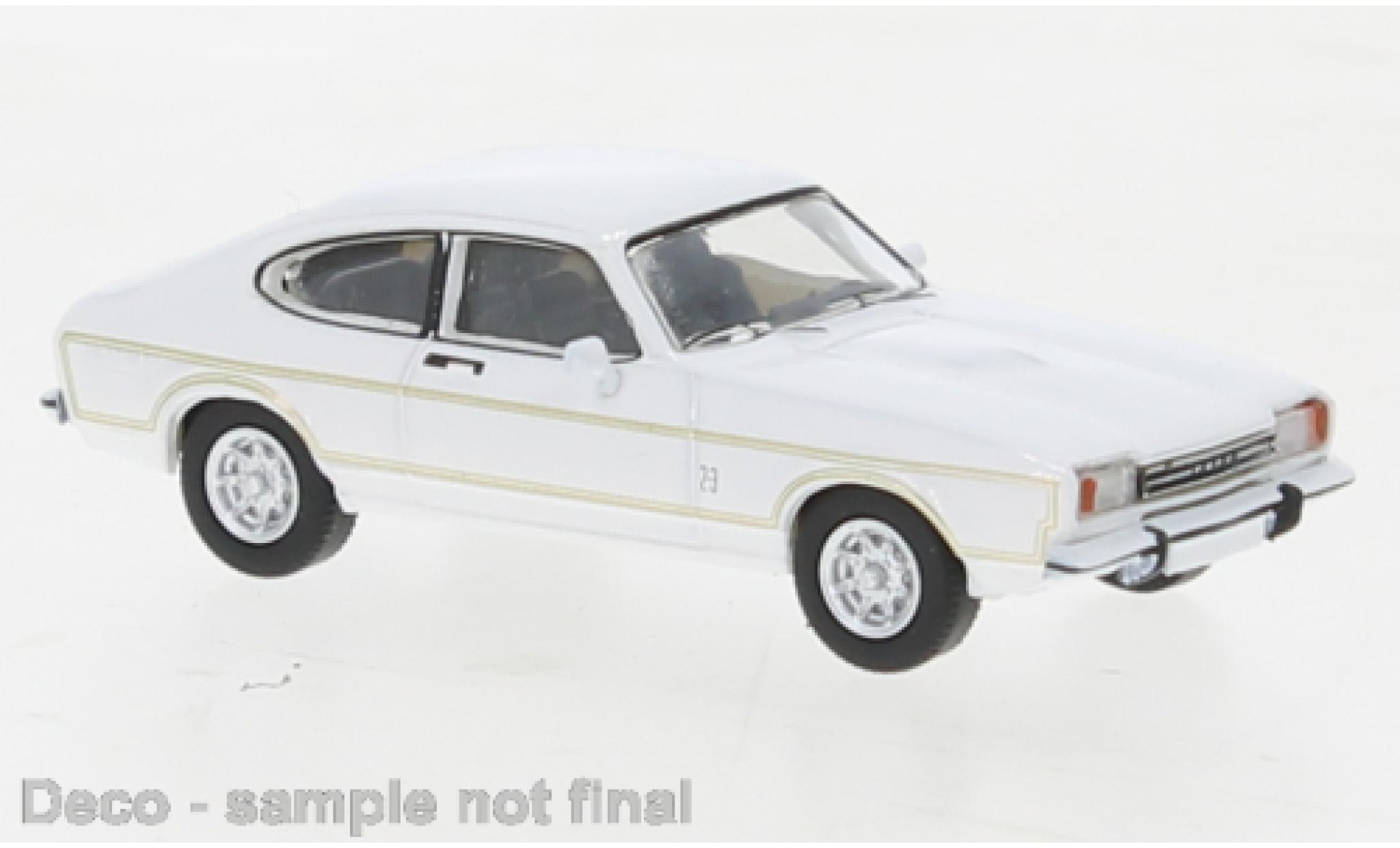 Ford Capri 1/87 PCX87 MK II white/D&eacute;corer 1974 diecast model cars