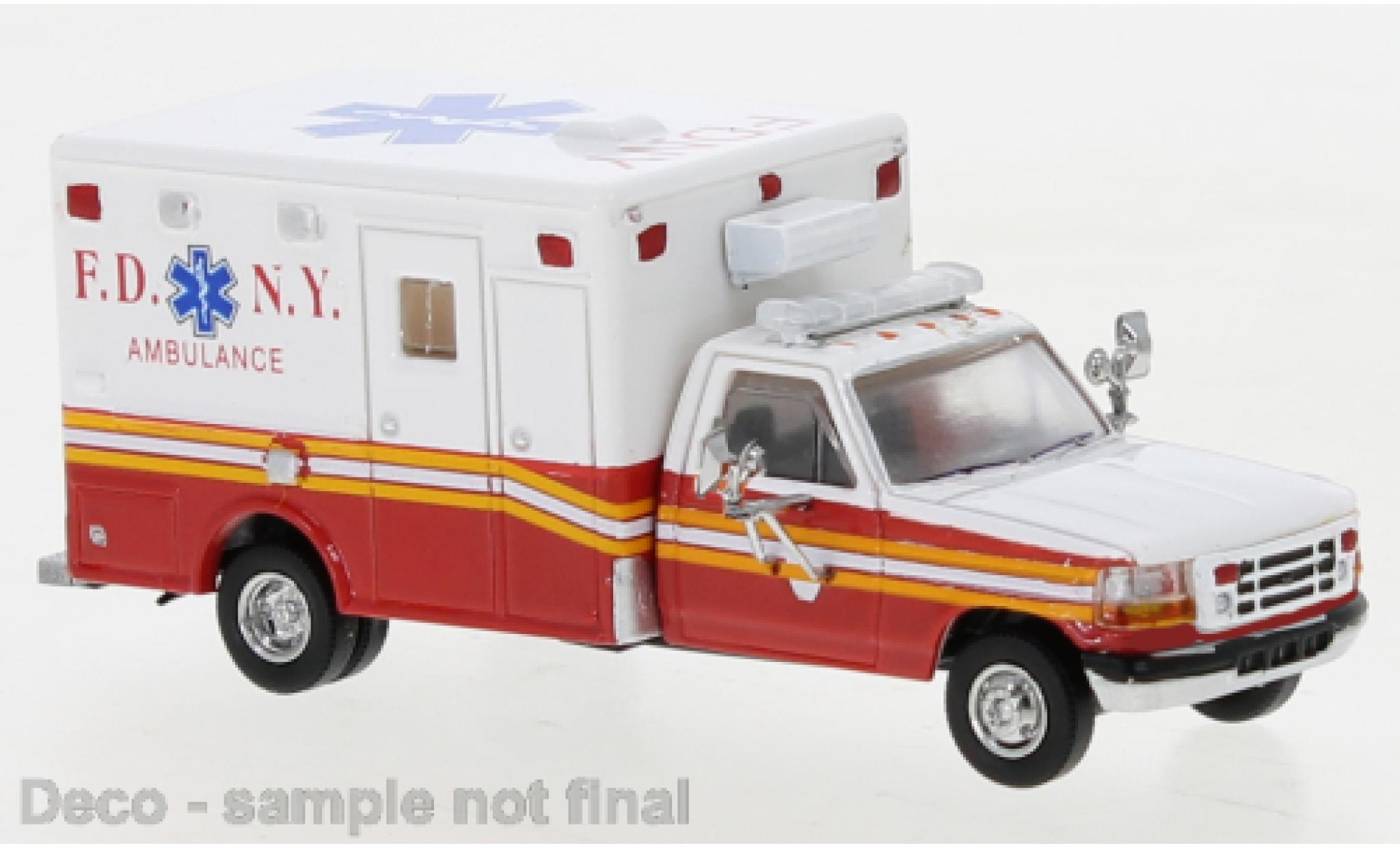 Ford F-350 1/87 PCX87 Horton Ambulance FDNY 1997 diecast model cars