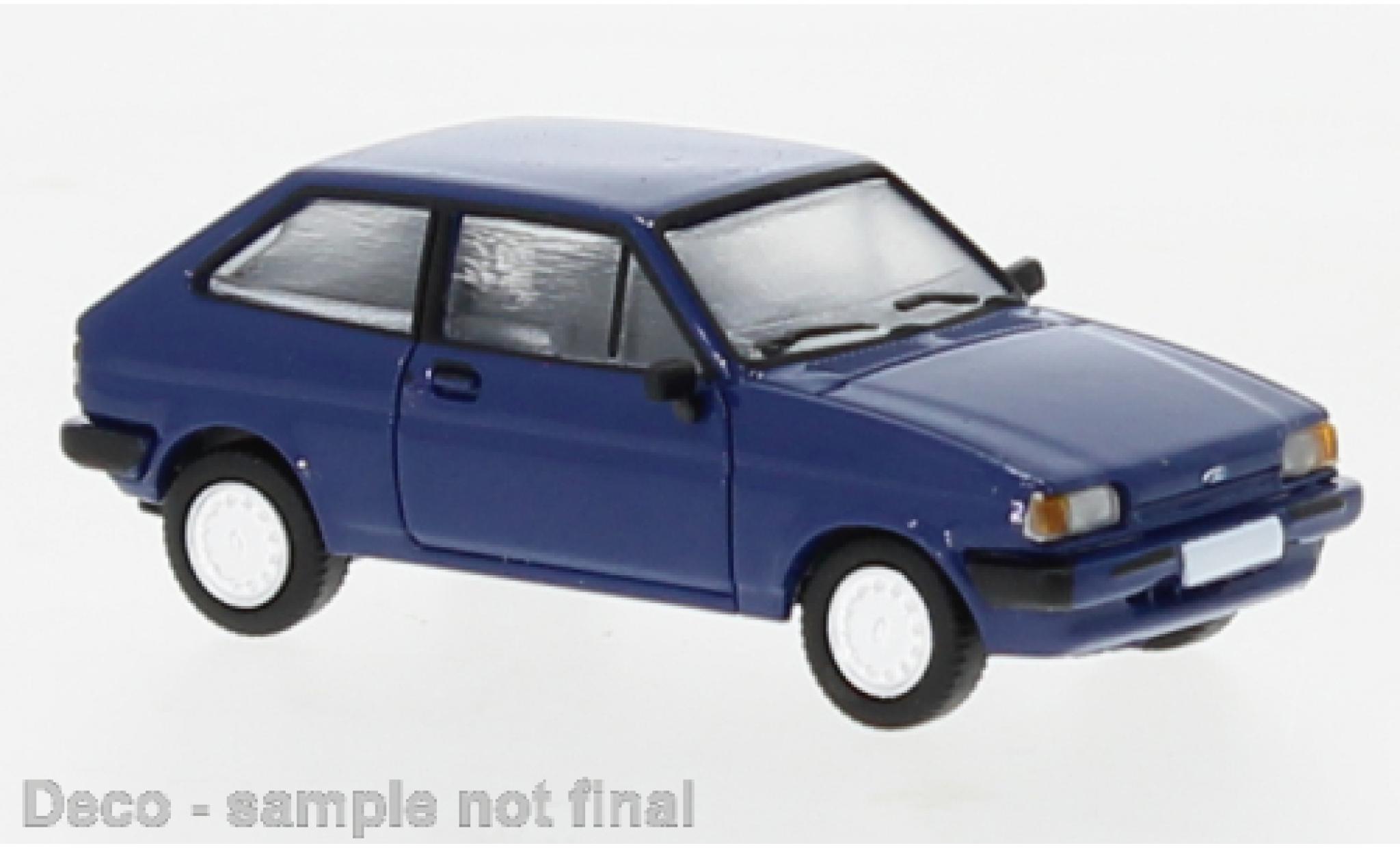Ford Fiesta 1/87 PCX87 MK II blue 1985 diecast model cars