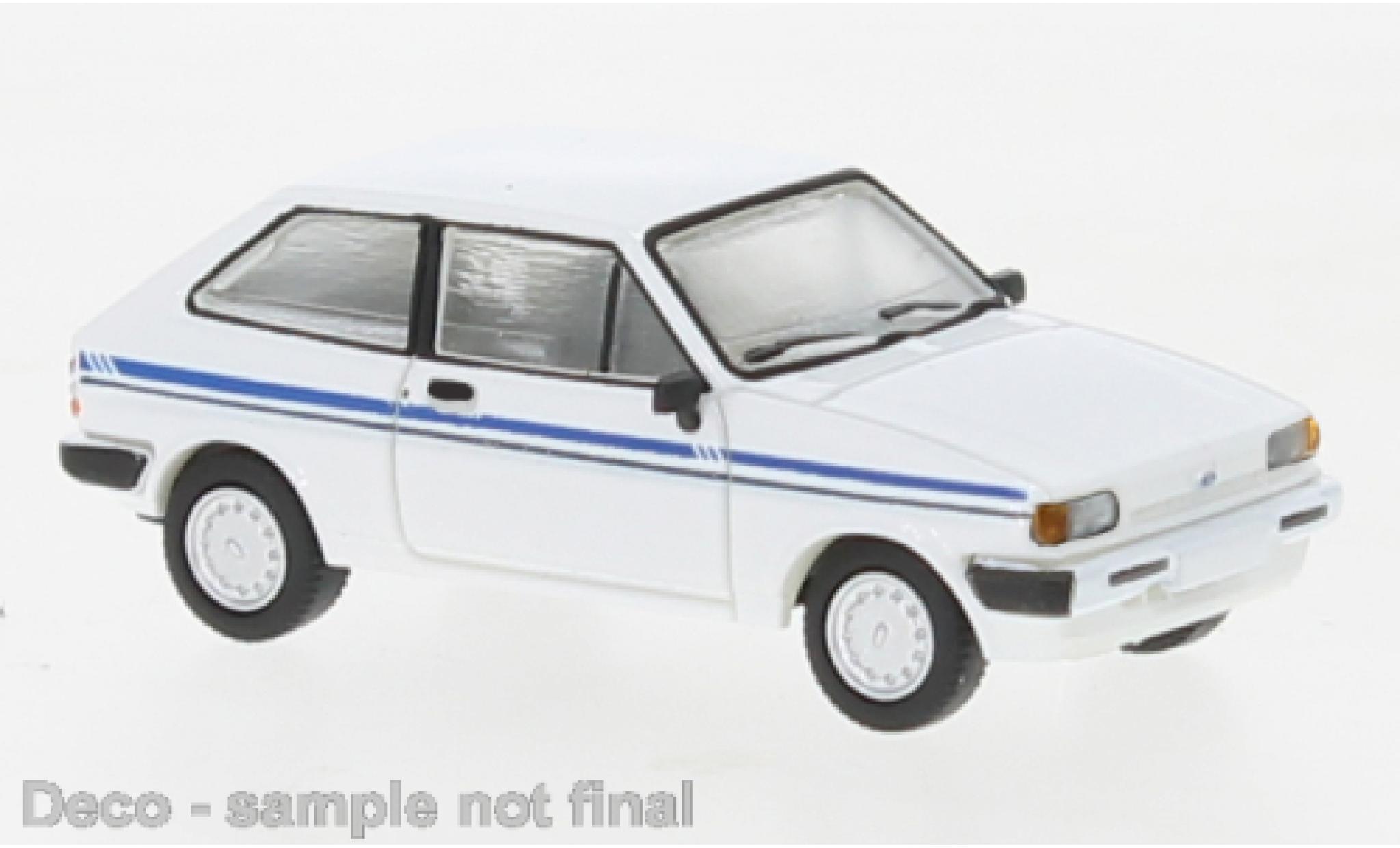 Ford Fiesta 1/87 PCX87 MK II Holiday white 1985 diecast model cars