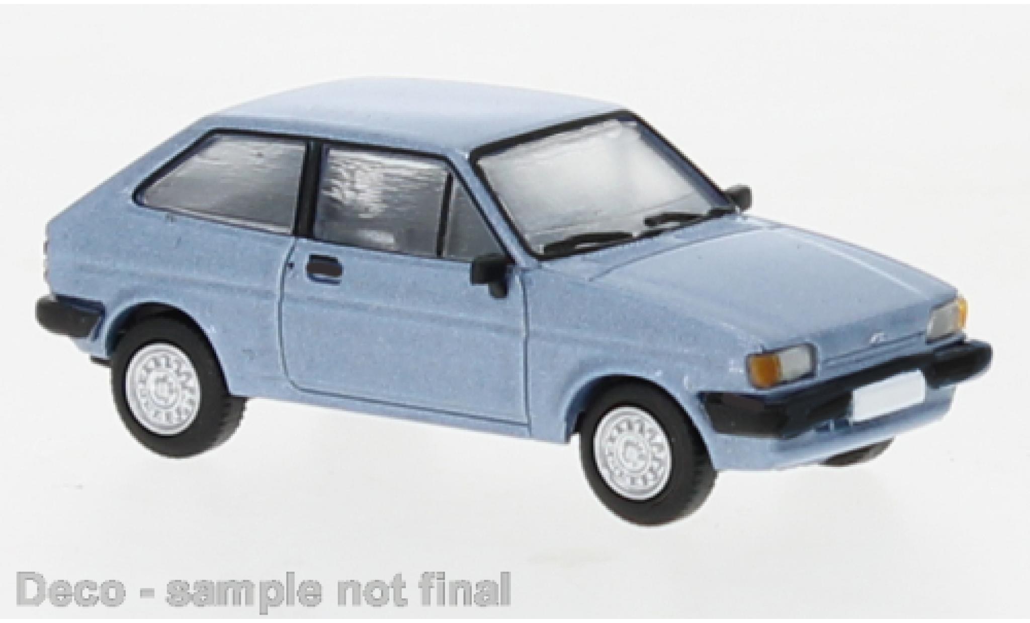 Ford Fiesta 1/87 PCX87 MK II metallise blue 1985 diecast model cars