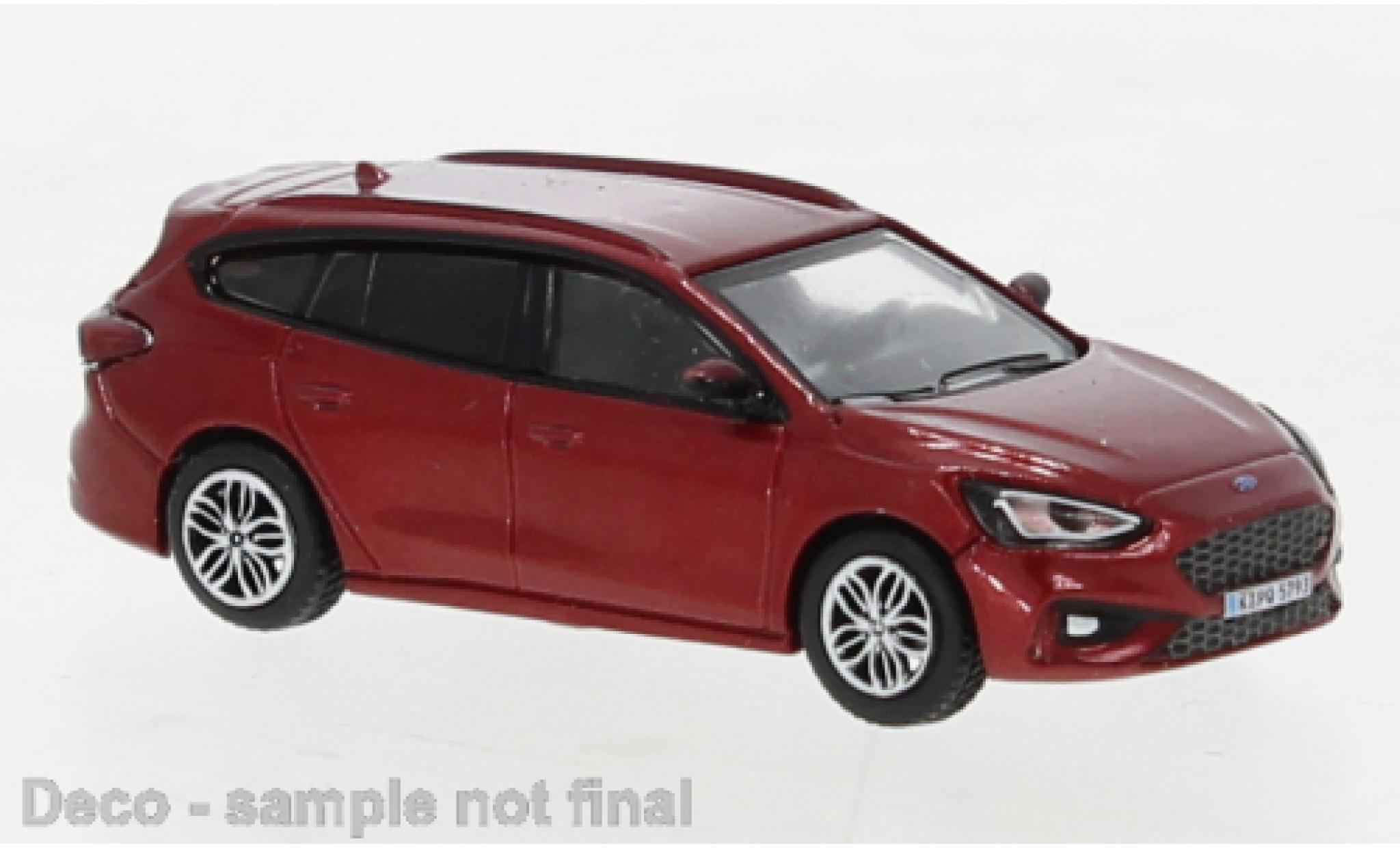 Ford Focus 1/87 PCX87 Turnier ST-Line metallise red 2020 diecast model cars