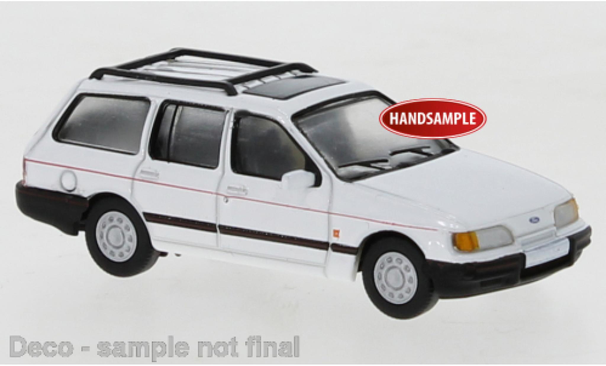 Ford Sierra 1/87 PCX87 Turnier white 1987 diecast model cars