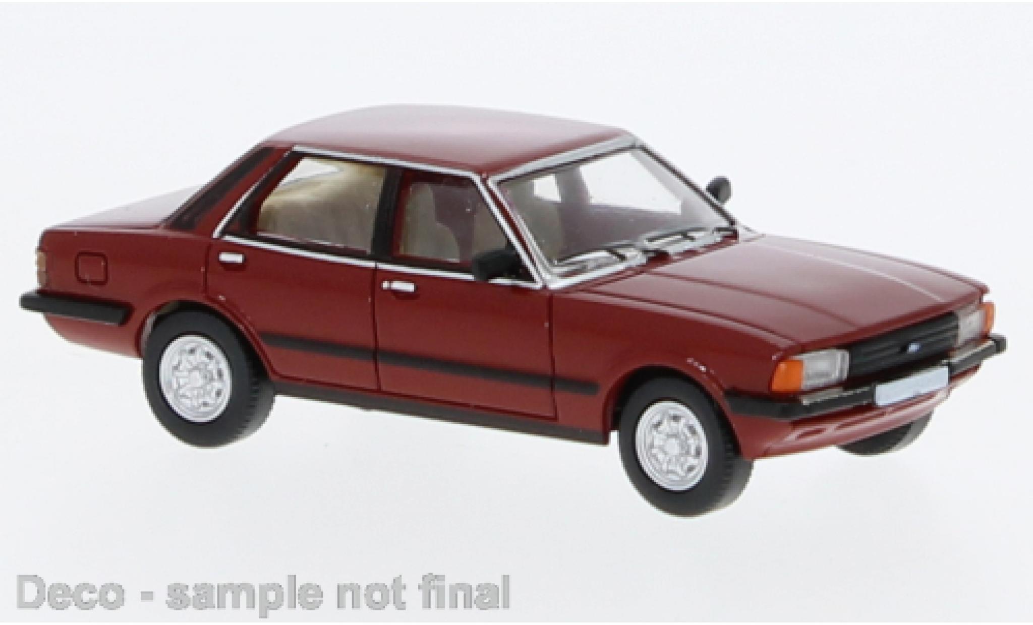 Ford Taunus 1/87 PCX87 (TC3) red fonc&eacute; 1979 diecast model cars