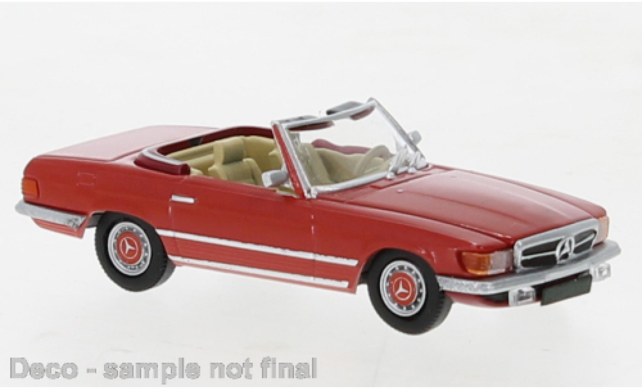 Mercedes Classe SL 1/87 PCX87 SL (R107) red 1971 diecast model cars