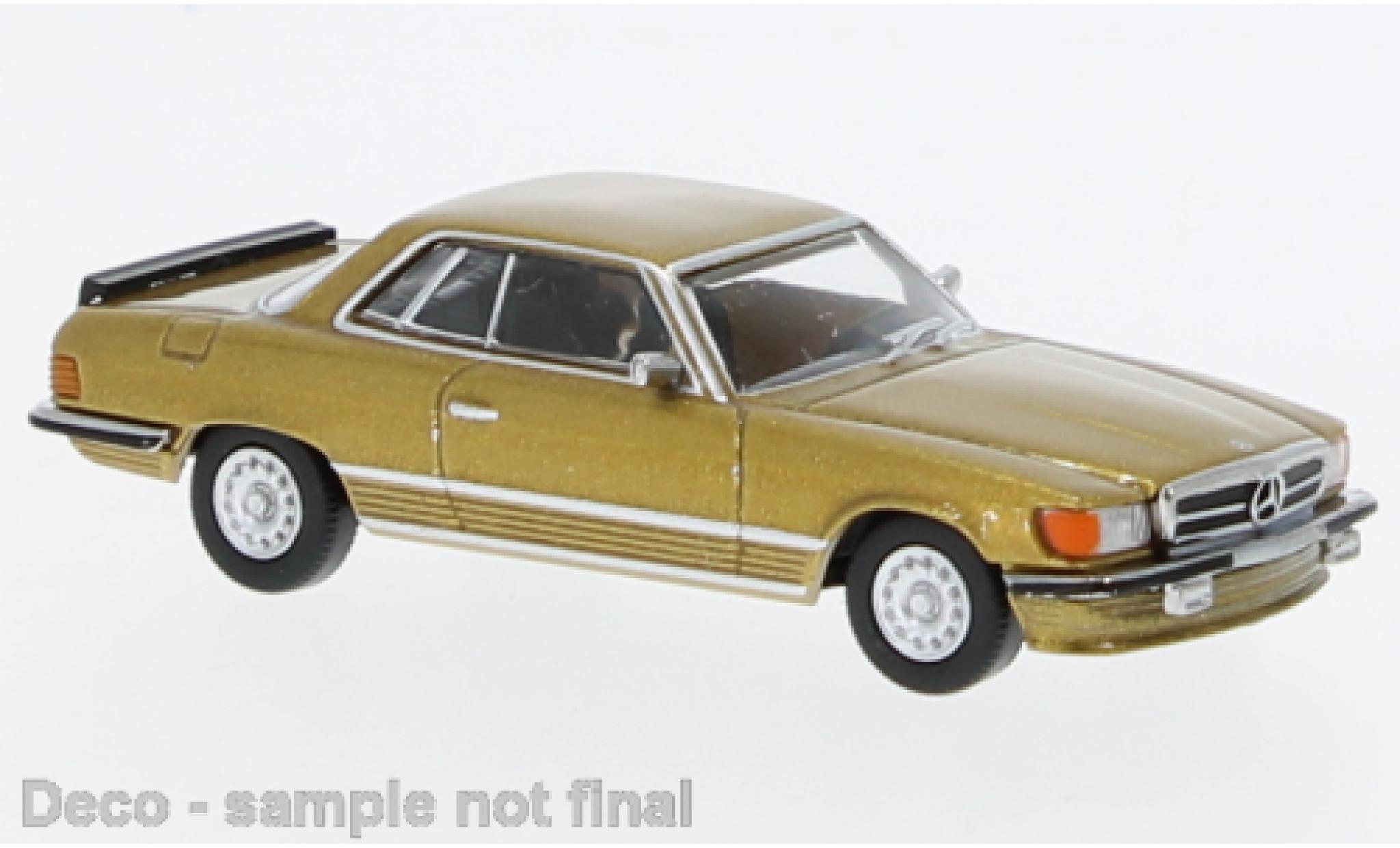 Mercedes Classe SL 1/87 PCX87 SLC 450 5.0 (C107) dor&eacute; 1971 diecast model cars