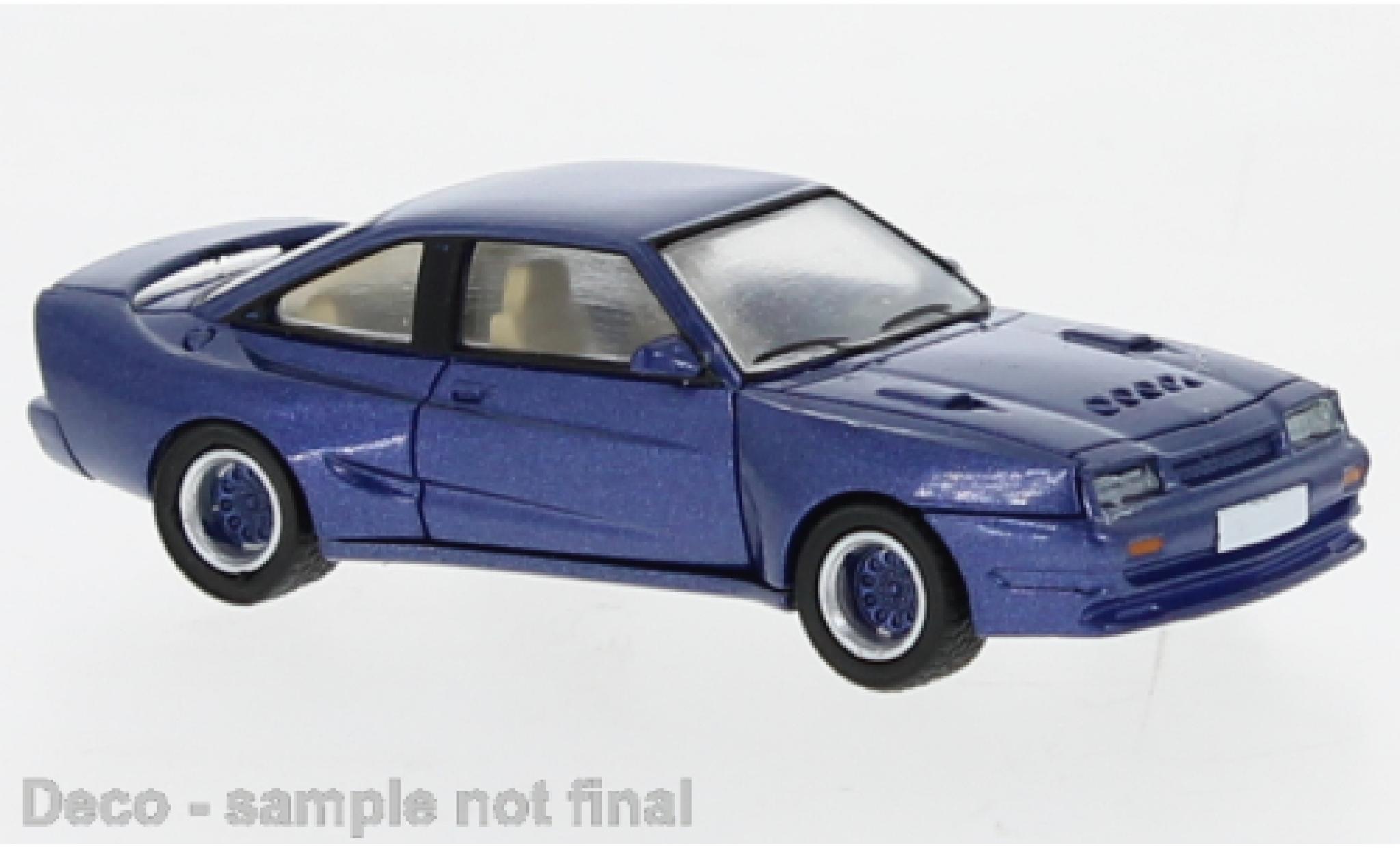 Opel Manta 1/87 PCX87 B Mattig metallise blue 1991 diecast model cars