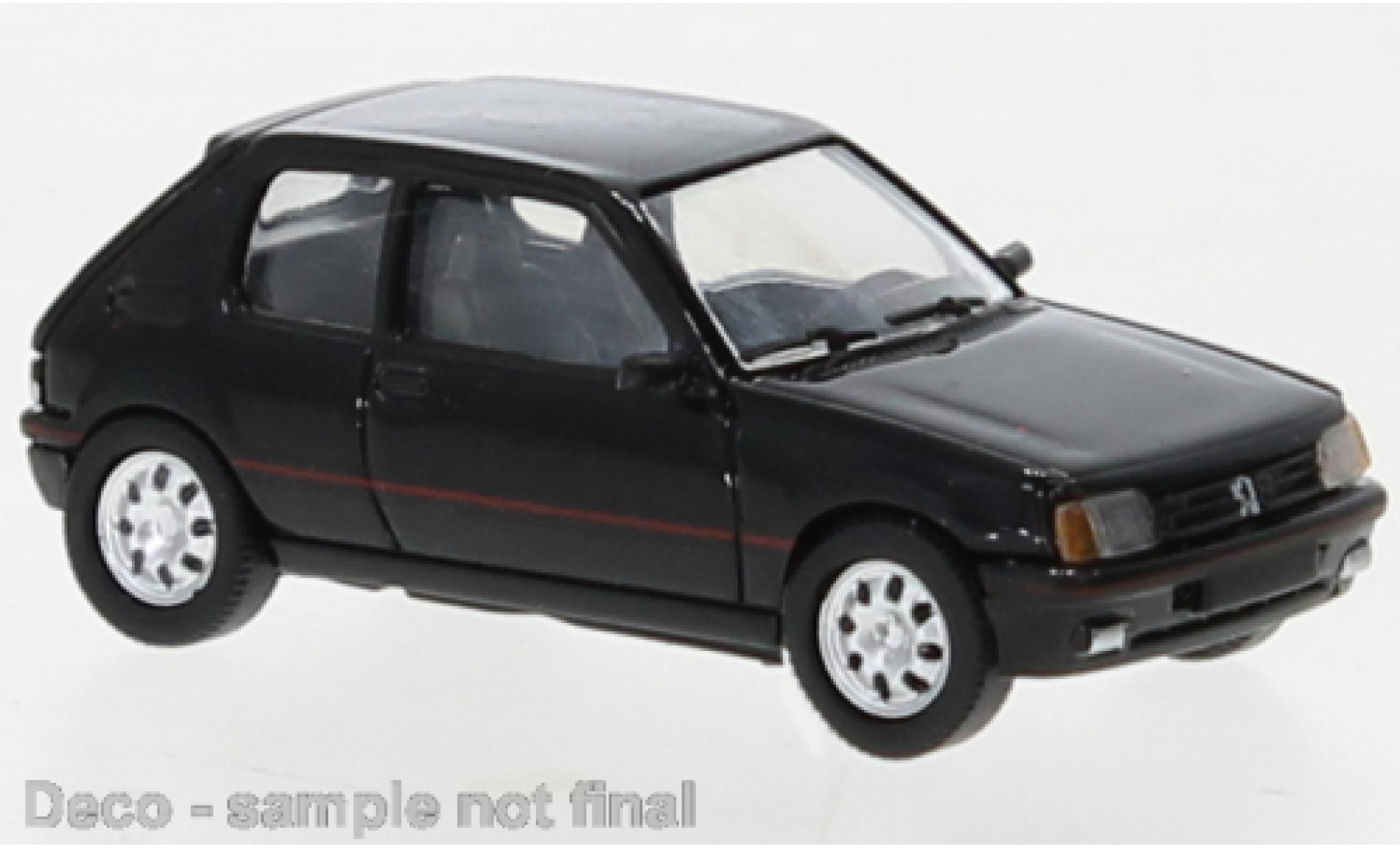 Peugeot 205 1/87 PCX87 GTI black 1984 diecast model cars