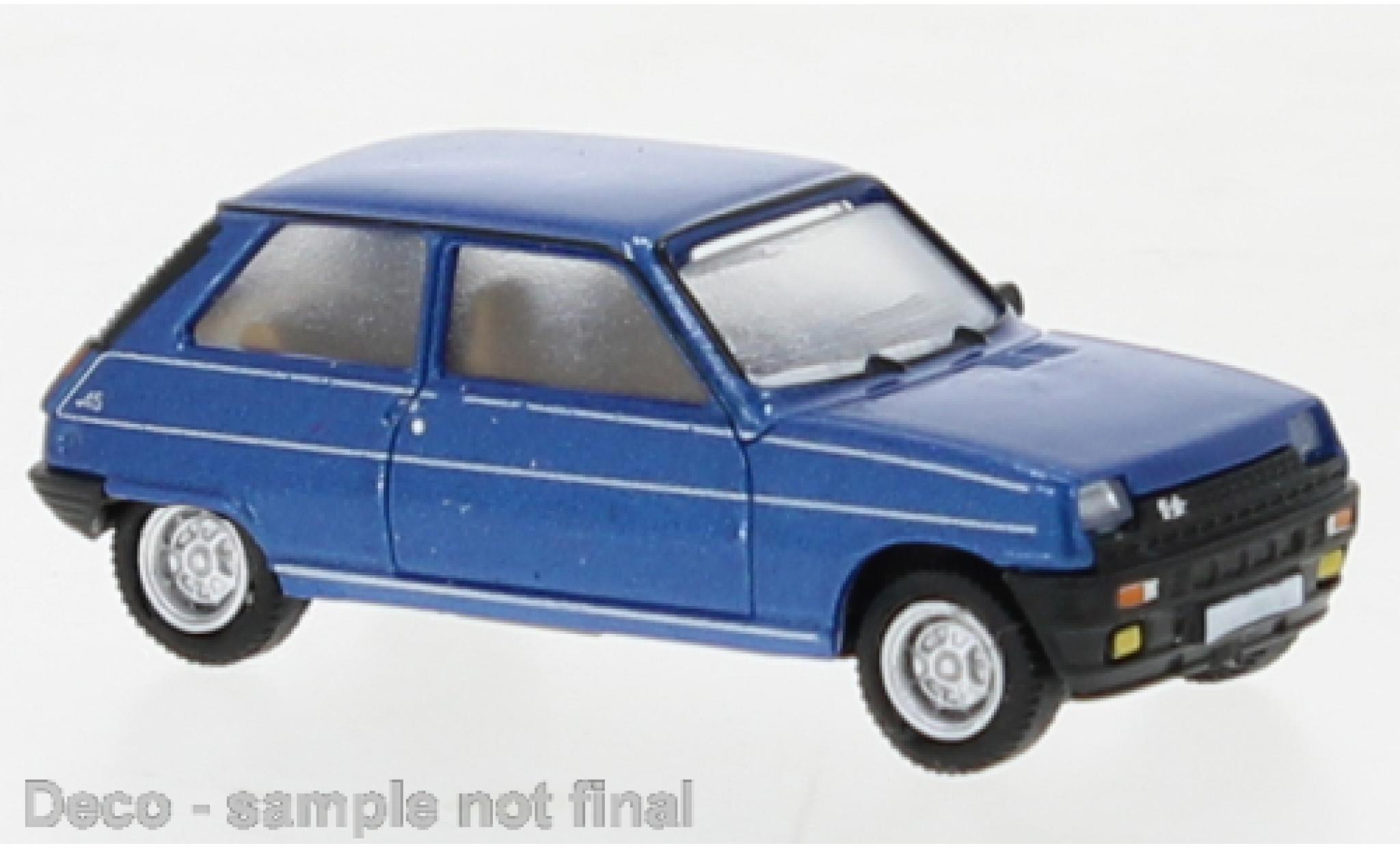 Renault 5 1/87 PCX87 Alpine metallise blue 1980 diecast model cars