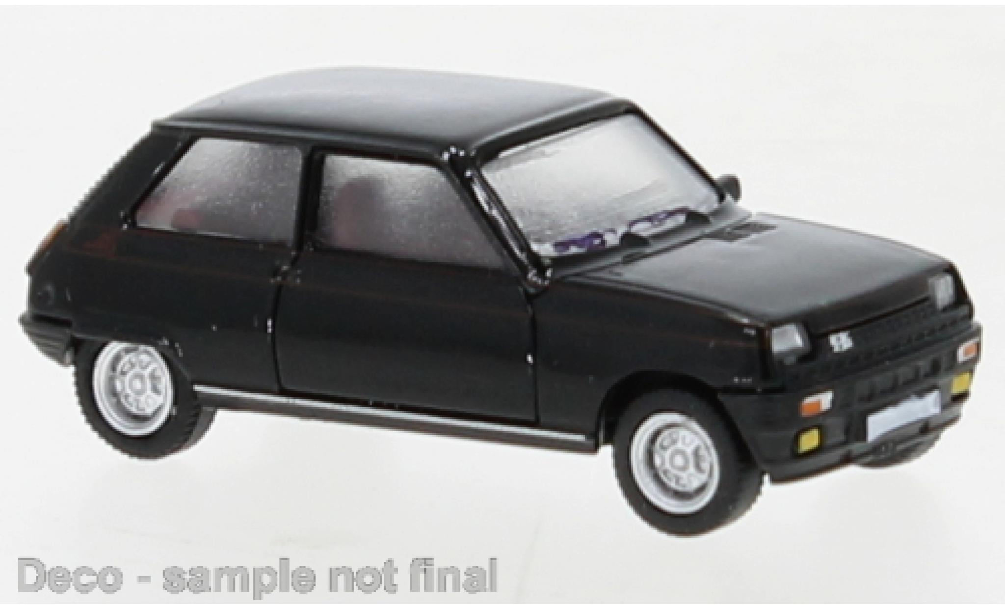 Renault 5 1/87 PCX87 Alpine black 1980 diecast model cars