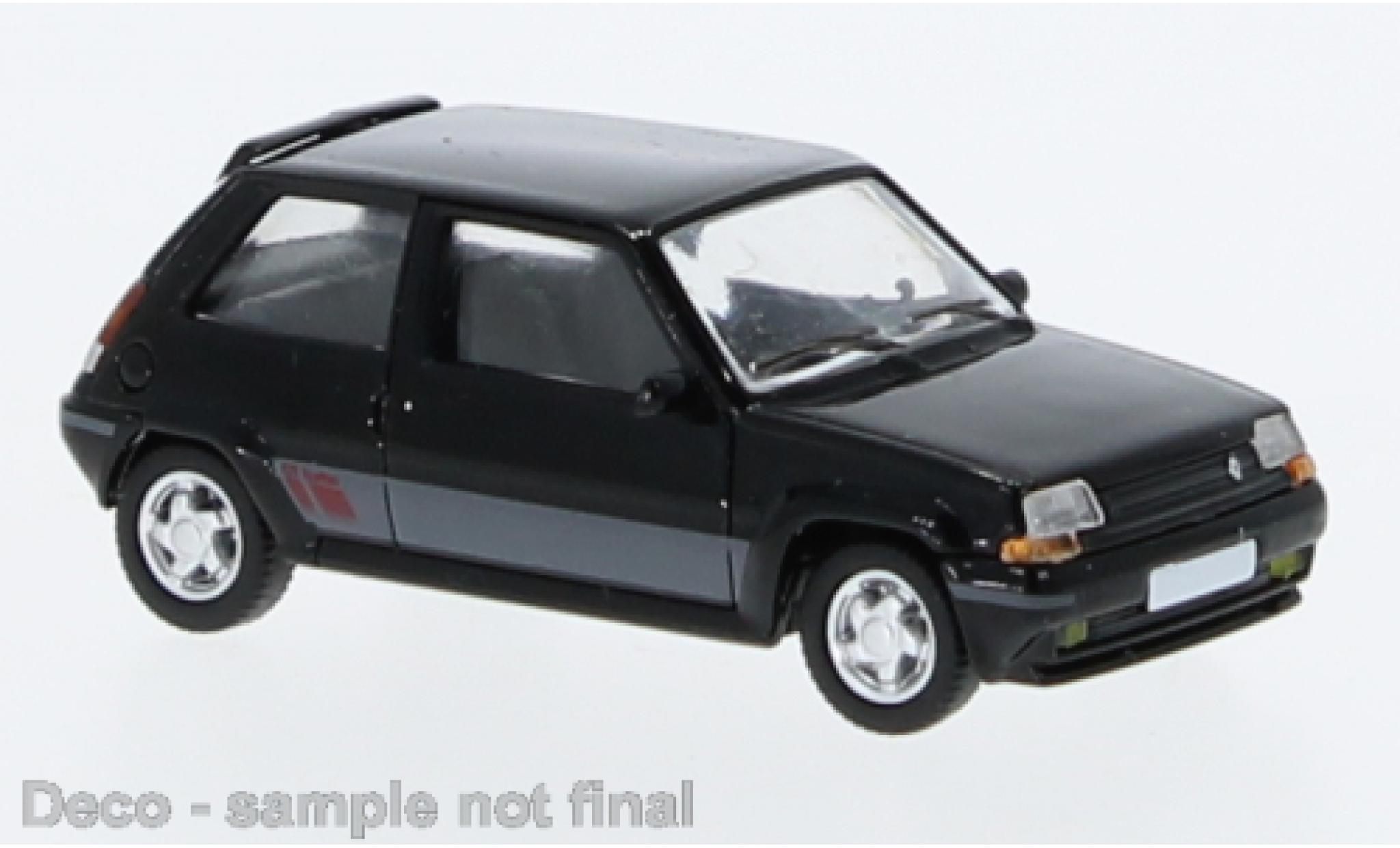 Renault 5 1/87 PCX87 GT Turbo black 1987 diecast model cars