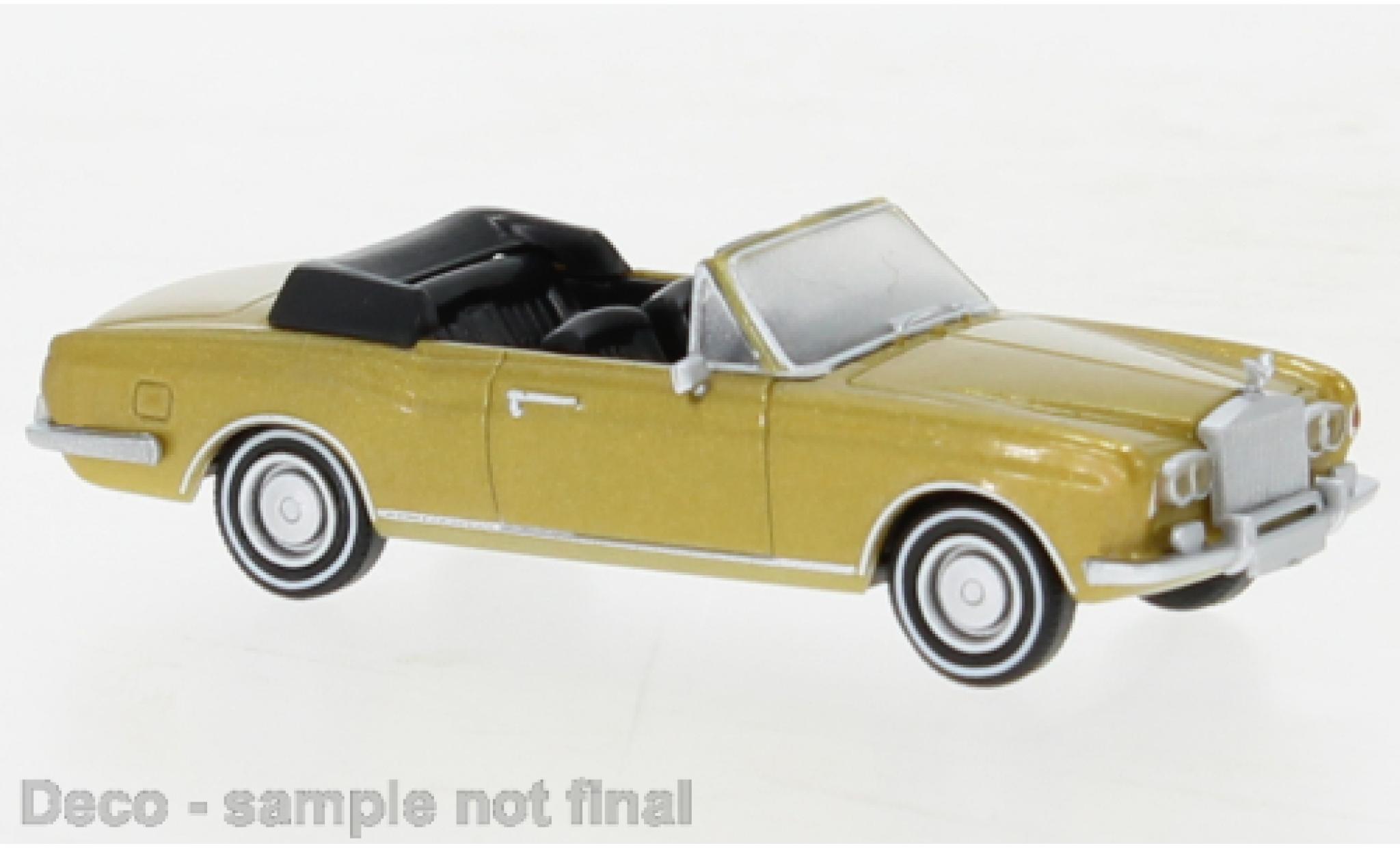 Rolls Royce Corniche 1/87 PCX87 dor&eacute; 1971 diecast model cars