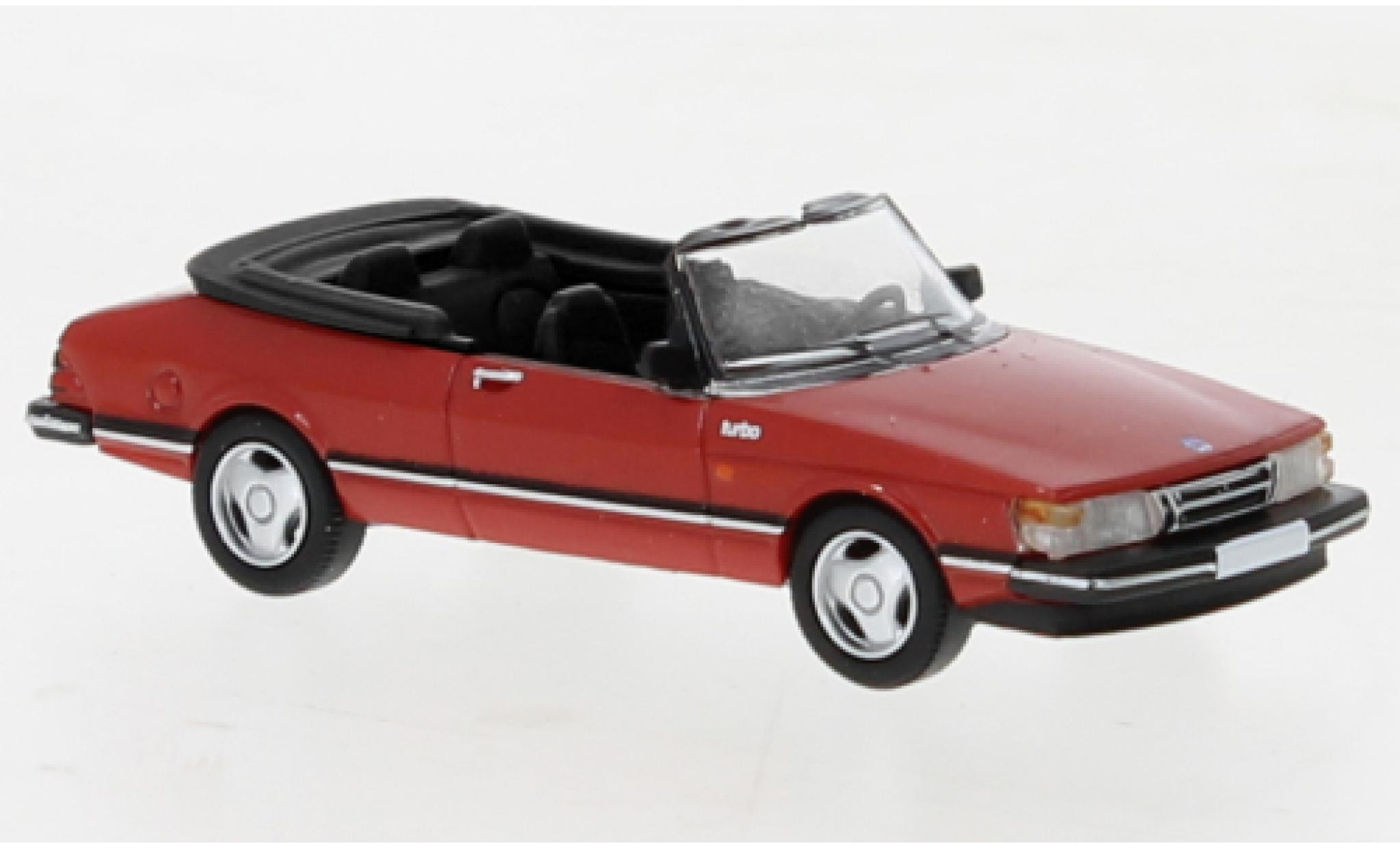 Saab 900 1/87 PCX87 cabriolet red 1986 diecast model cars