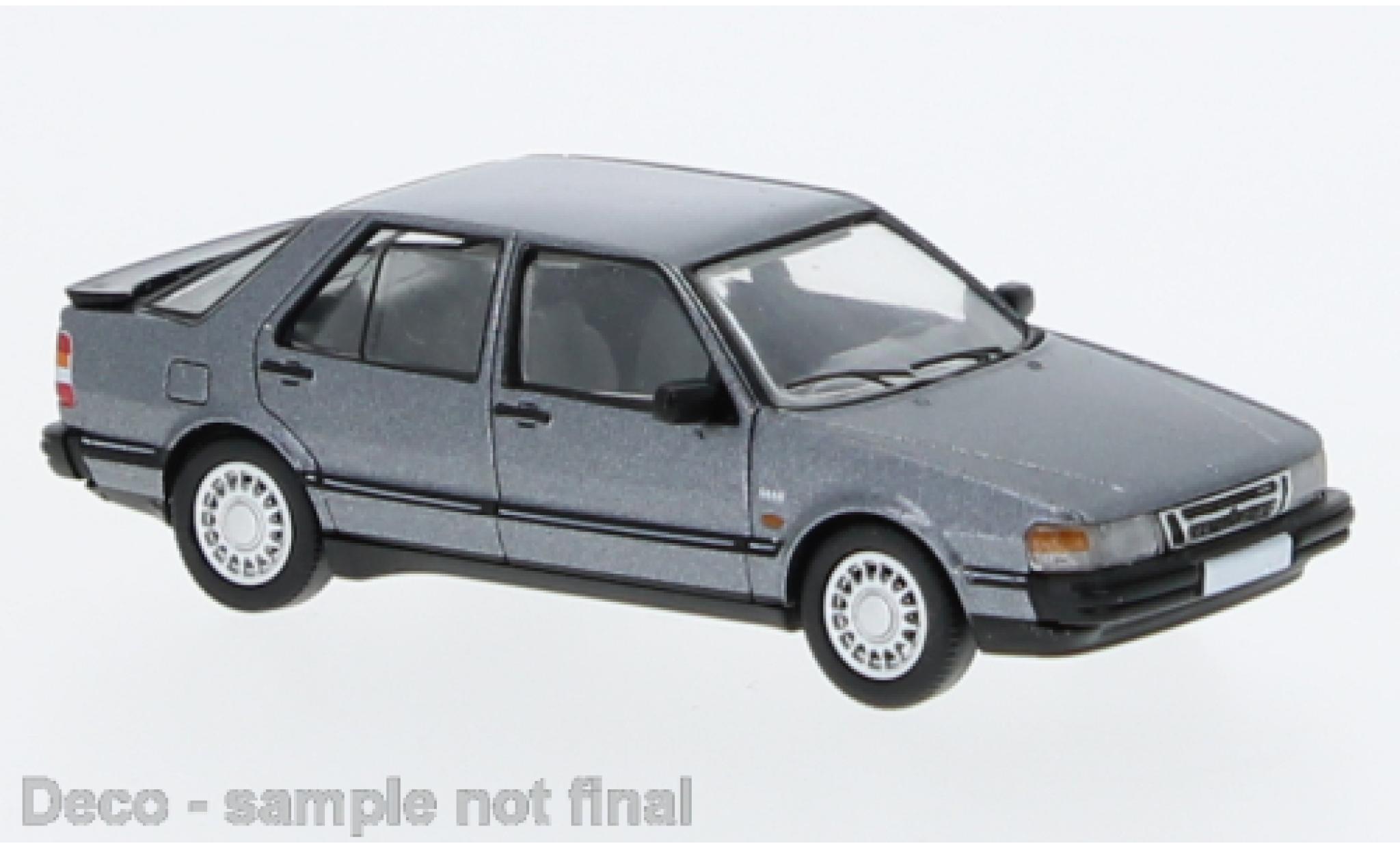 Saab 9000 1/87 PCX87 CC metallise grey 1985 diecast model cars