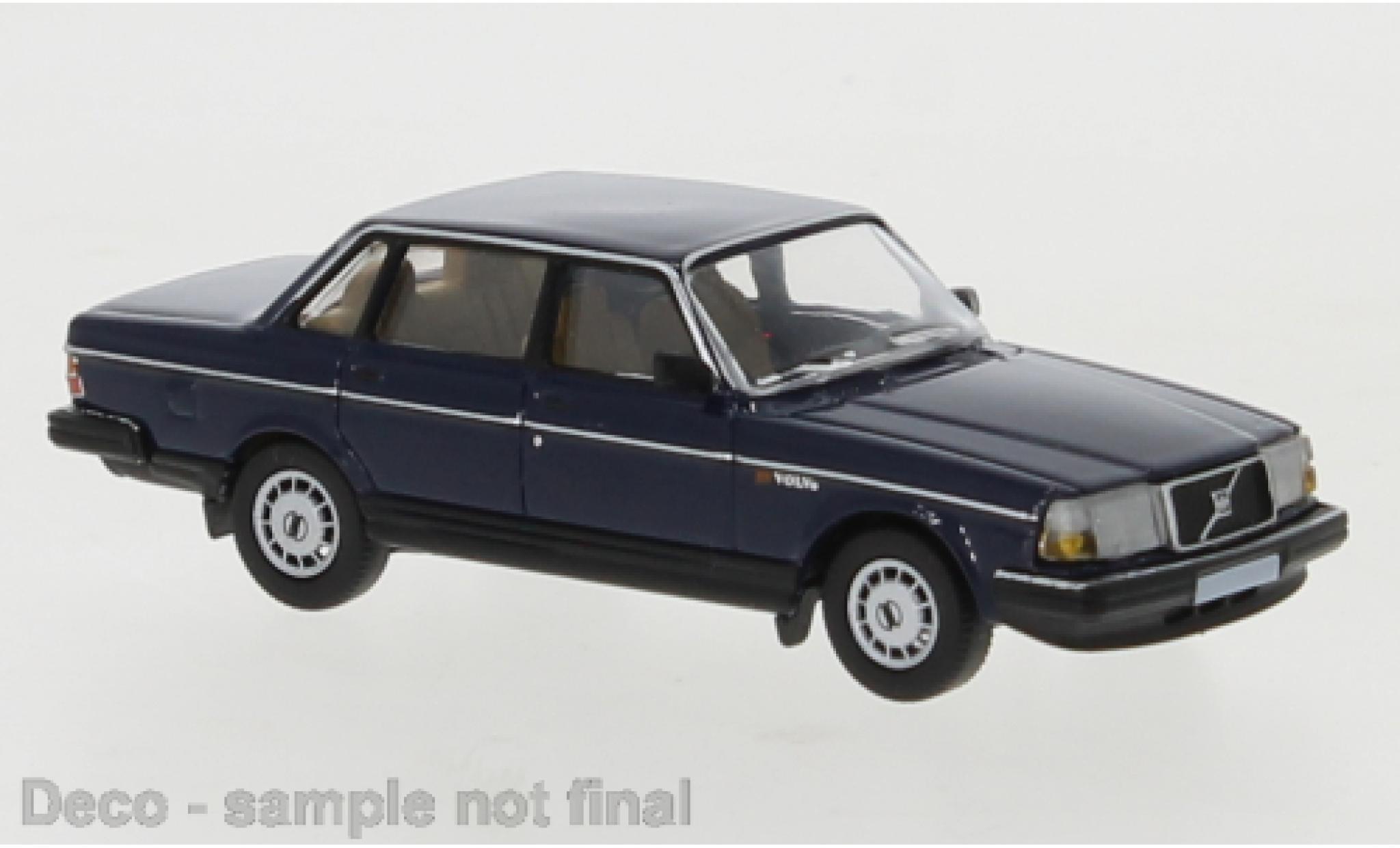 Volvo 240 1/87 PCX87 blue fonc&eacute; 1989 diecast model cars