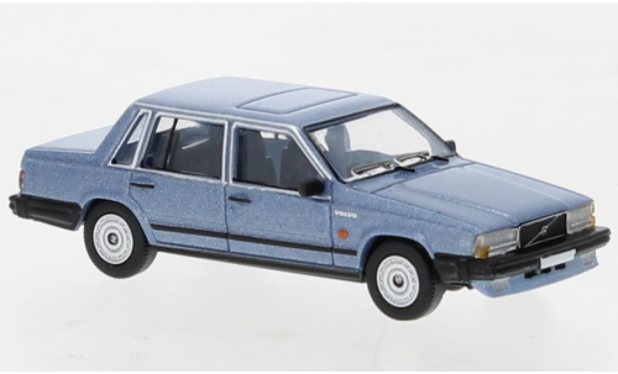 Volvo 740 1/87 PCX87 metallise blue clair 1984 diecast model cars