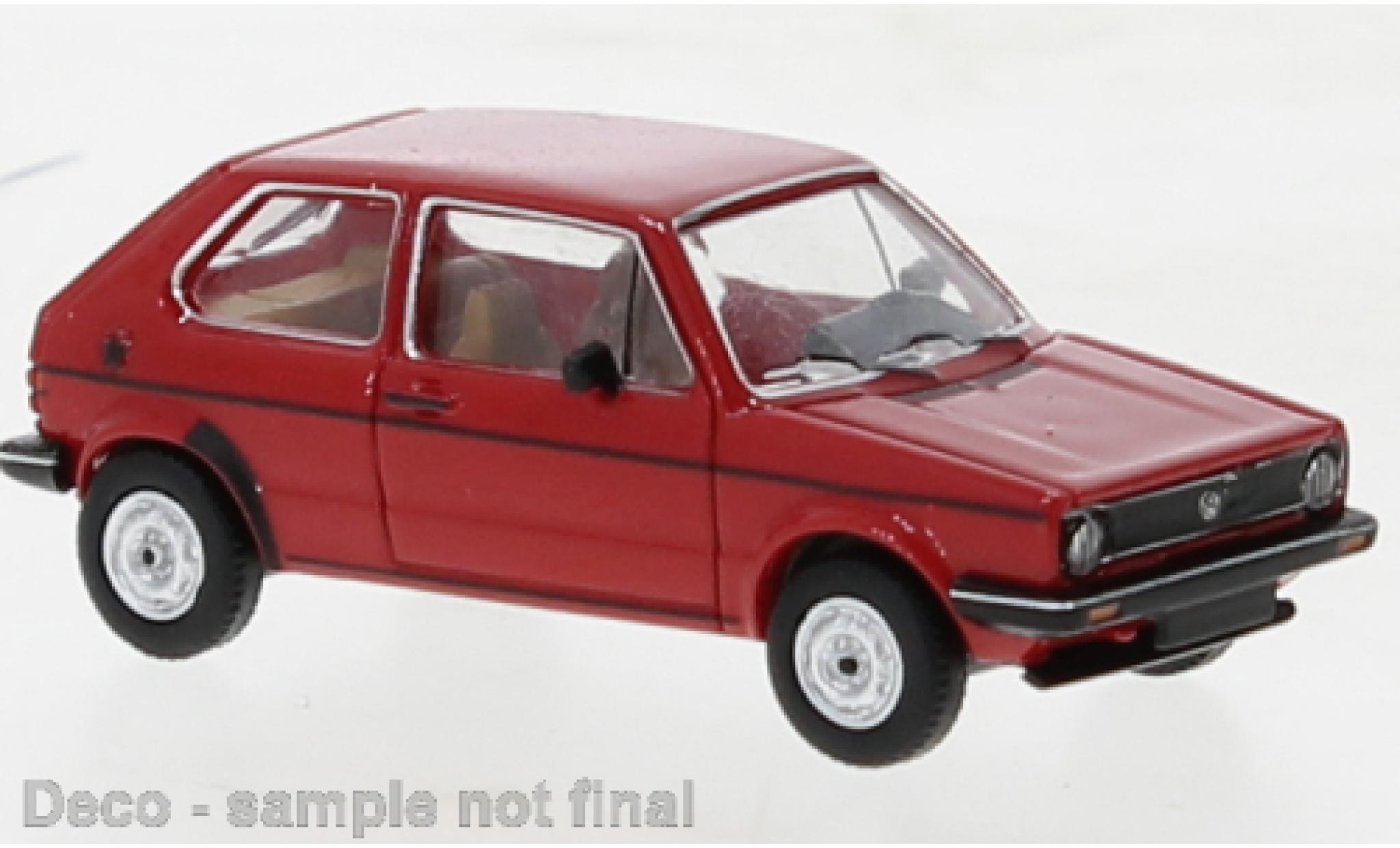 Volkswagen Golf 1/87 PCX87 I red 1980 diecast model cars