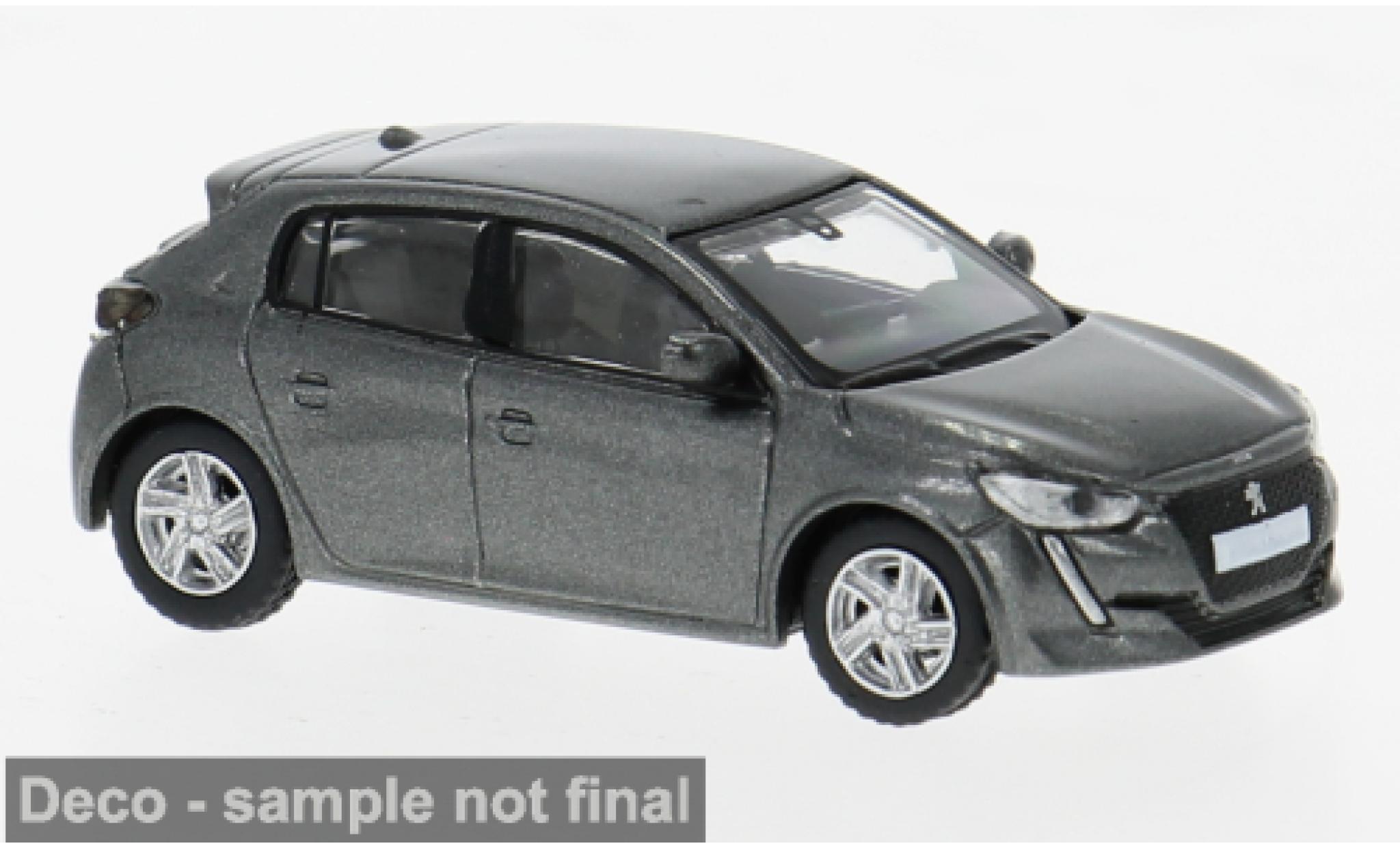 Peugeot 208 1/87 PCX87 II grey 2019 1:87 diecast model cars