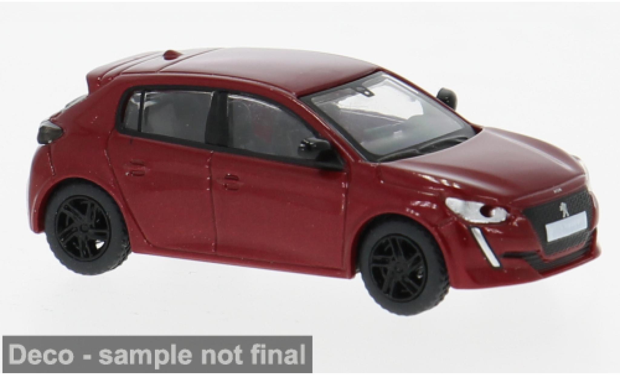 Peugeot 208 1/87 PCX87 II red 2019 1:87 diecast model cars